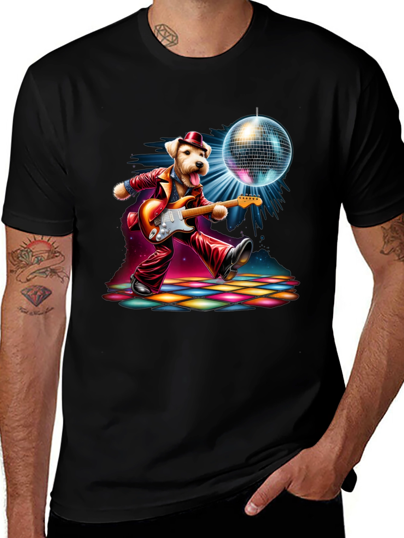 Variant 27 of Disco Dog T-Shirt