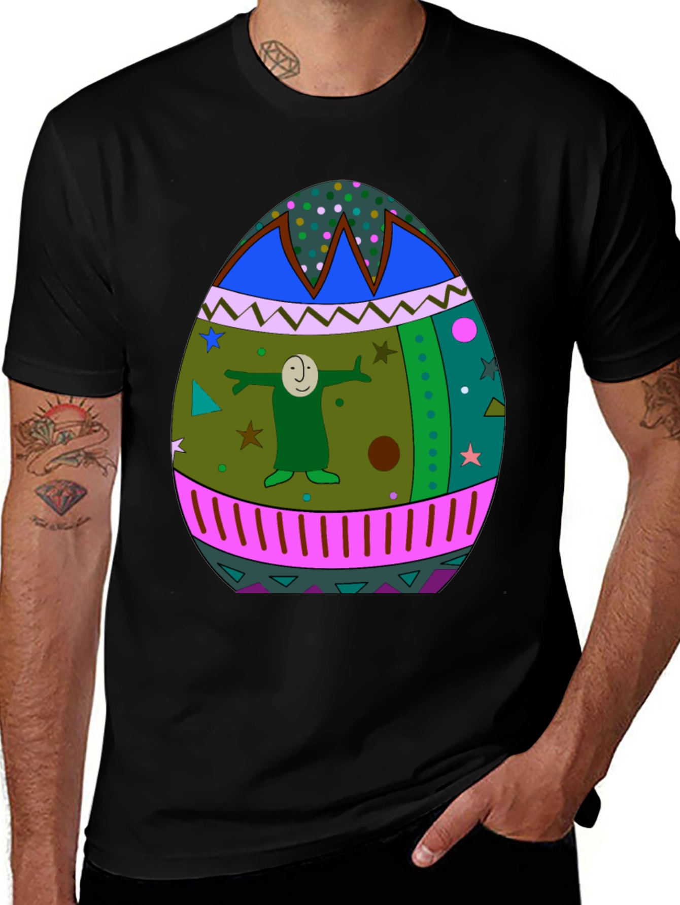 Variant 24 of Easter Egg T-Shirt - Fun Holiday Tee