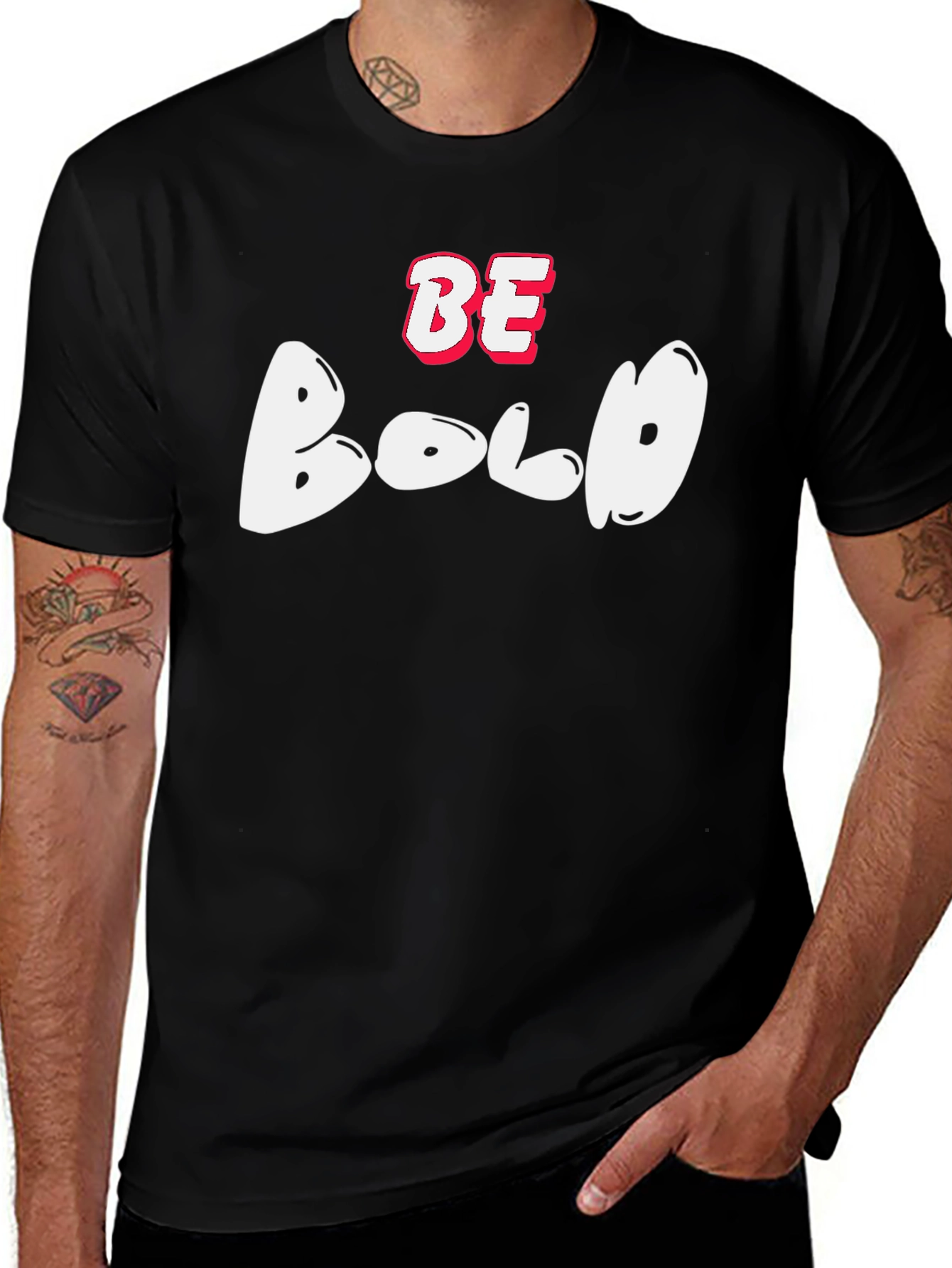 Variant 25 of Be Bold Graphic Print T-Shirt