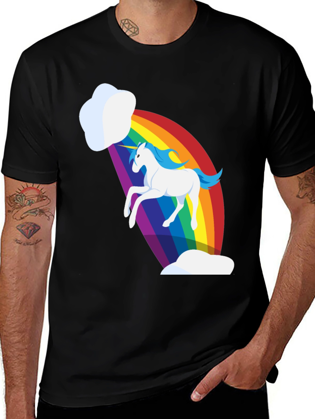 Variant 23 of Unicorn Rainbow T-Shirt - Magical & Fun!