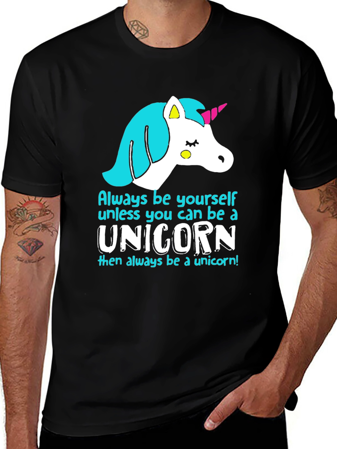 Variant 3 of Unicorn T-Shirt: Always Be Yourself