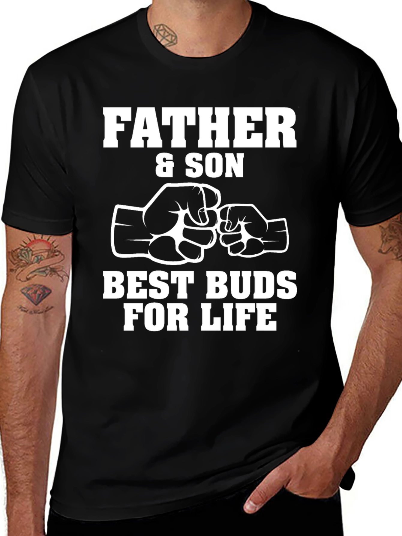Variant 18 of Father & Son Best Buds Matching T-Shirt
