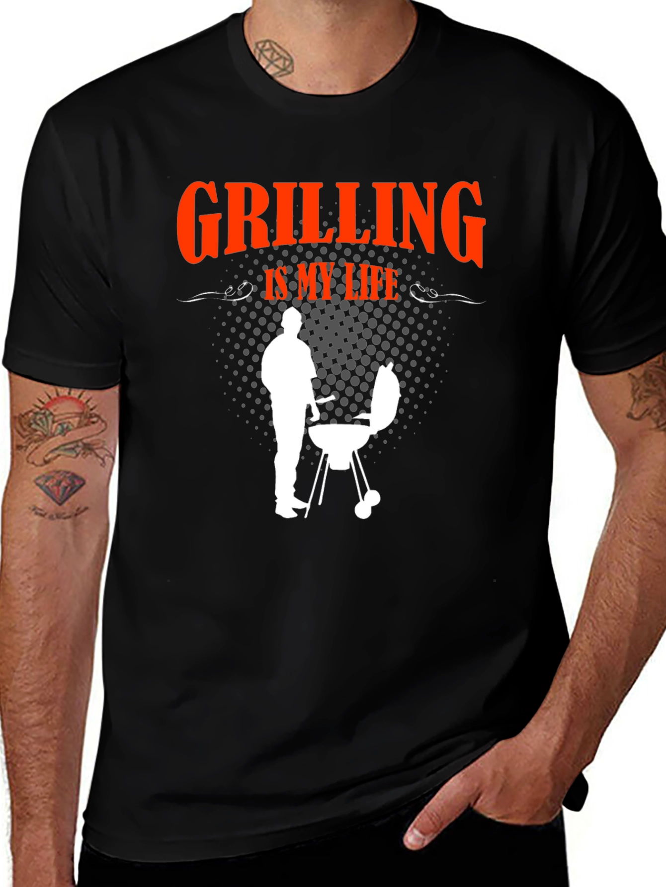 Variant 14 of Grilling Is My Life Graphic T-Shirt