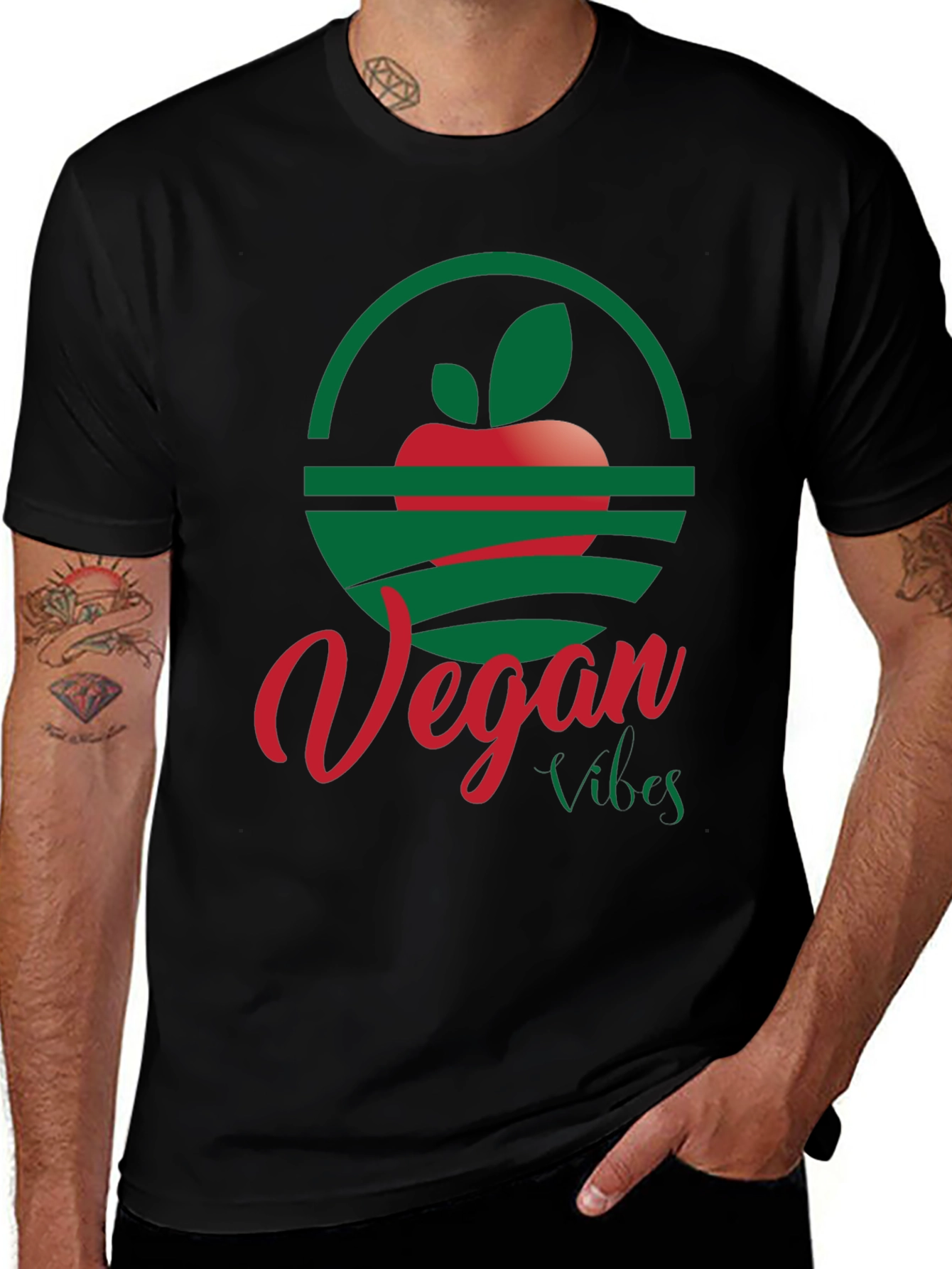 Variant 4 of Vegan Vibes T-Shirt: Stylish & Conscious