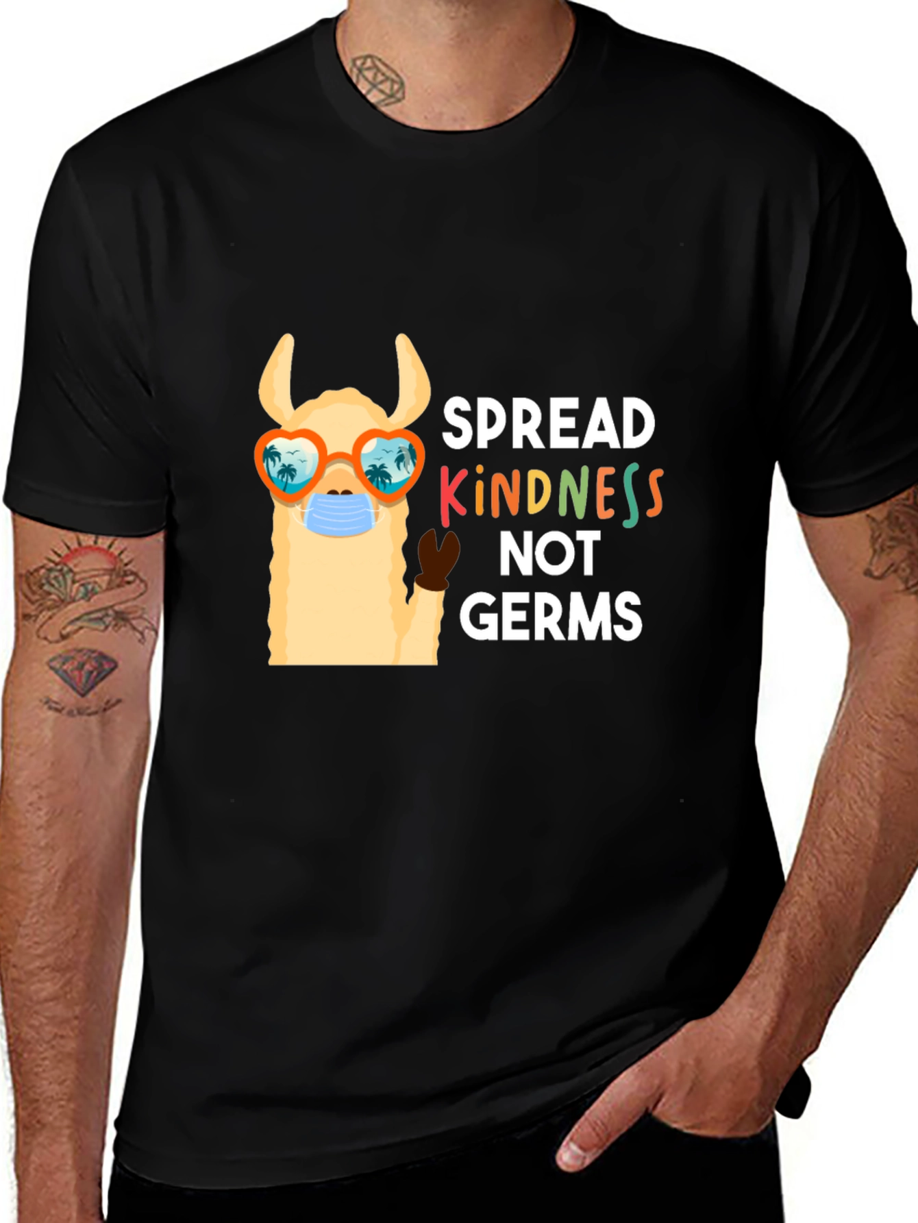 Variant 11 of Spread Kindness Not Germs Graphic Tee