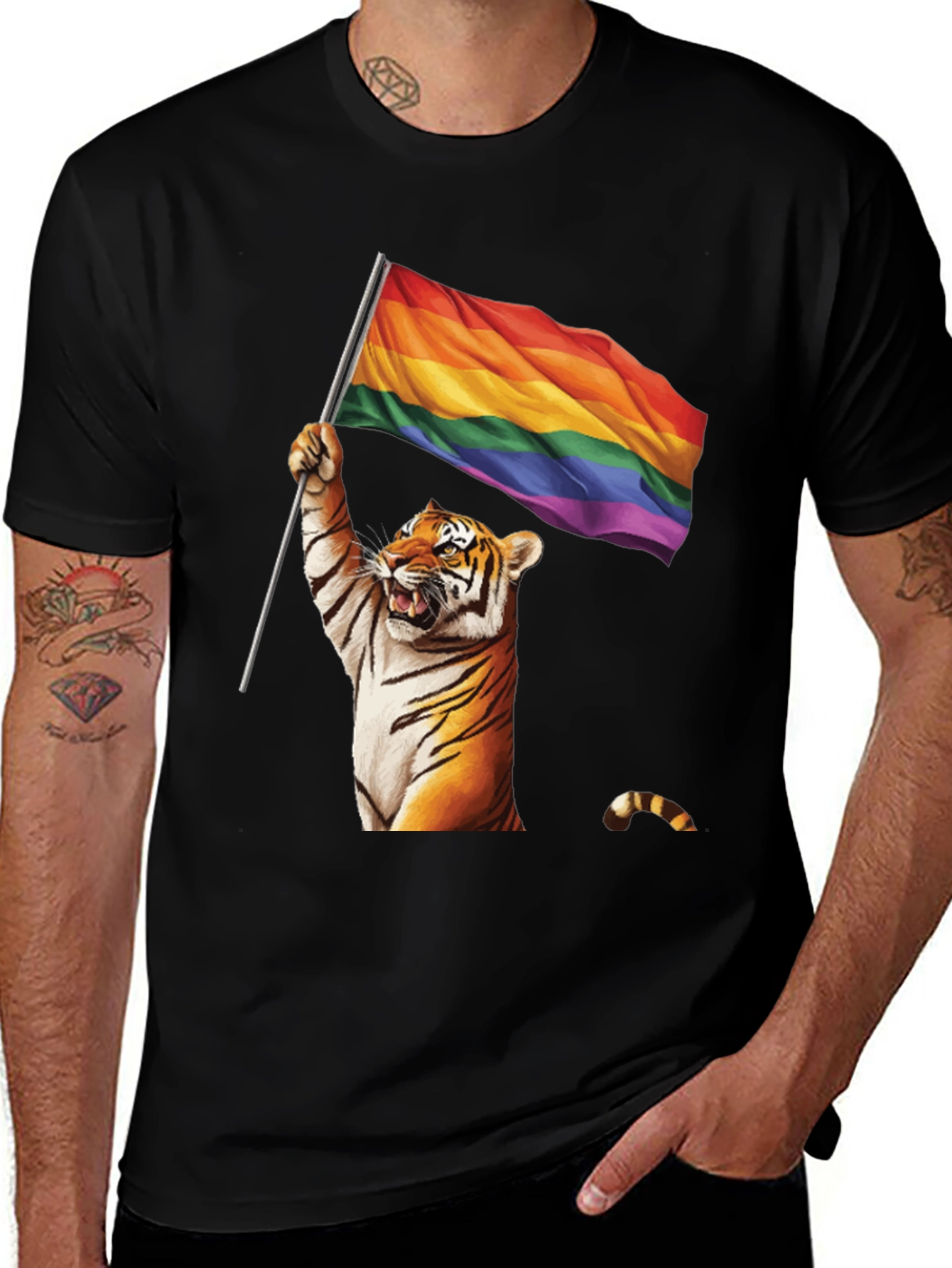 Variant 21 of Tiger Pride T-Shirt