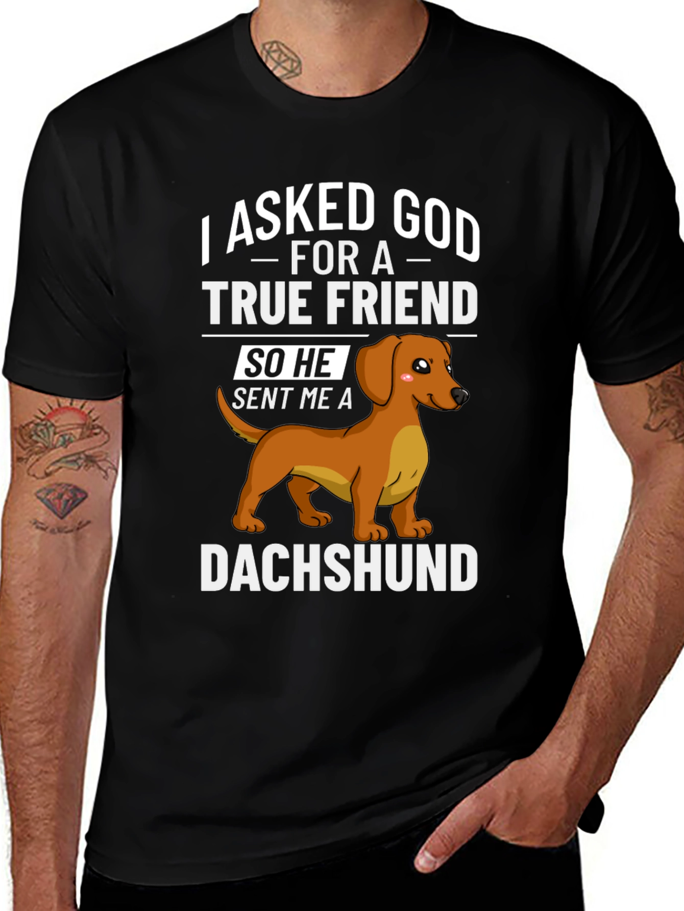 Variant 11 of Dachshund True Friend T-Shirt