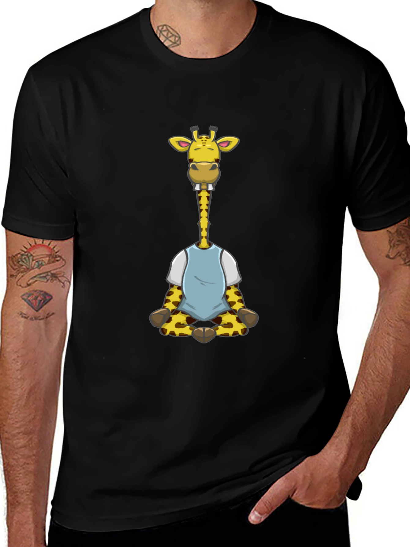 Variant 16 of Giraffe Meditation T-Shirt