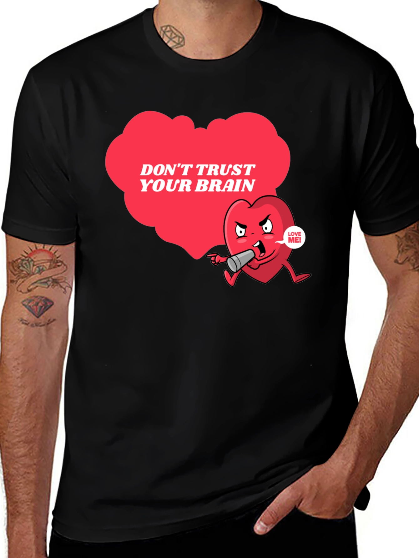 Variant 28 of Don't Trust Your Brain Graphic T-Shirt
