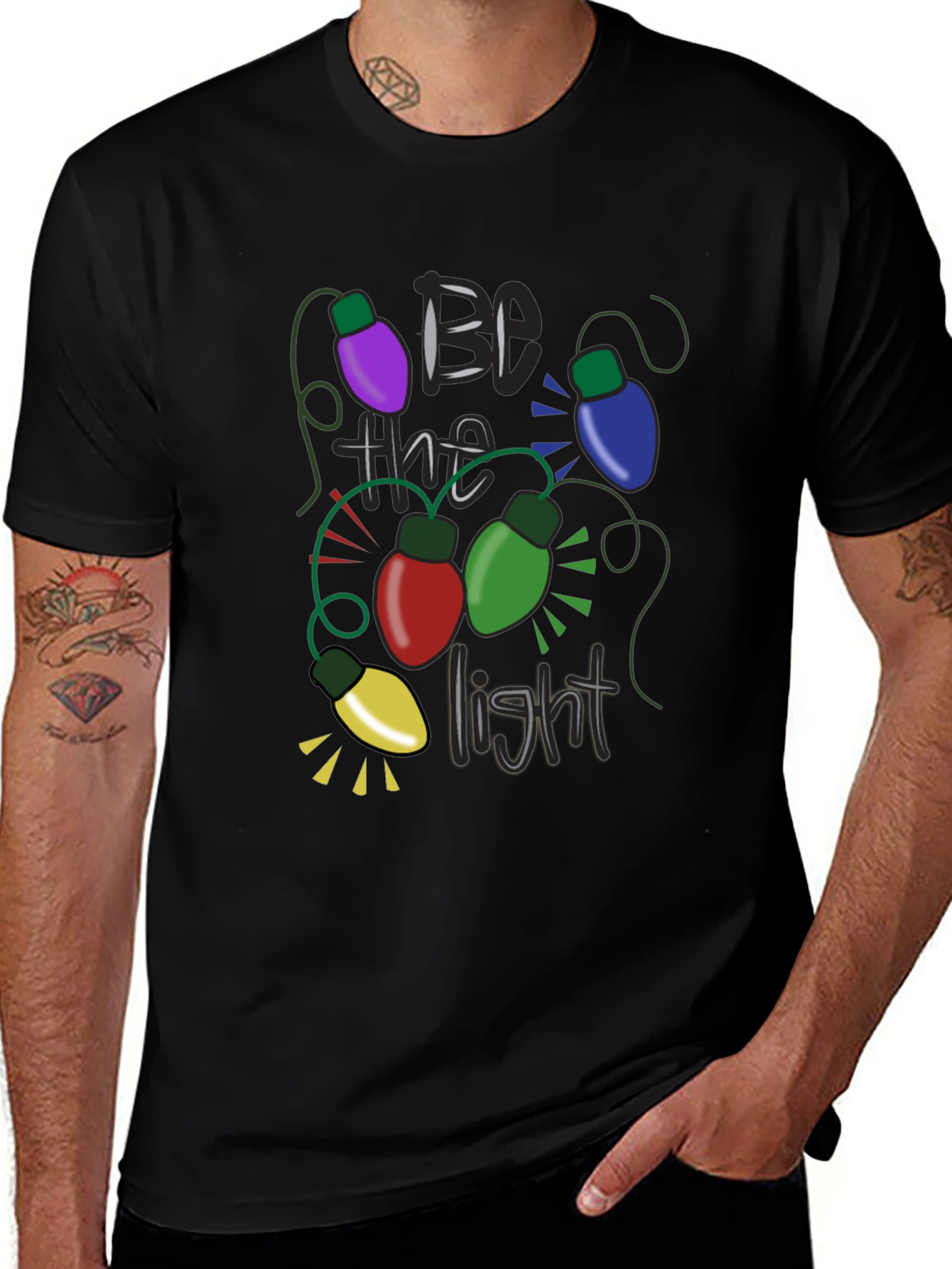 Be The Light Christmas T-Shirt