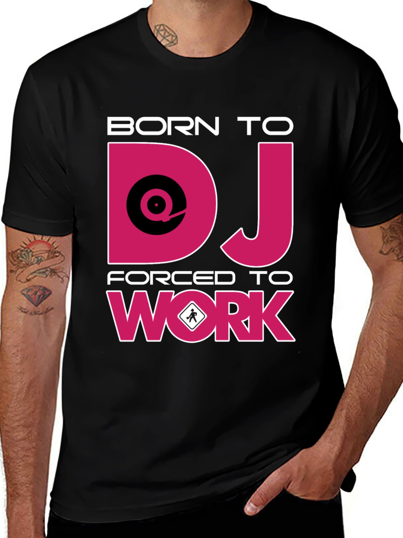 Variant 26 of Born to DJ Men's T-Shirt