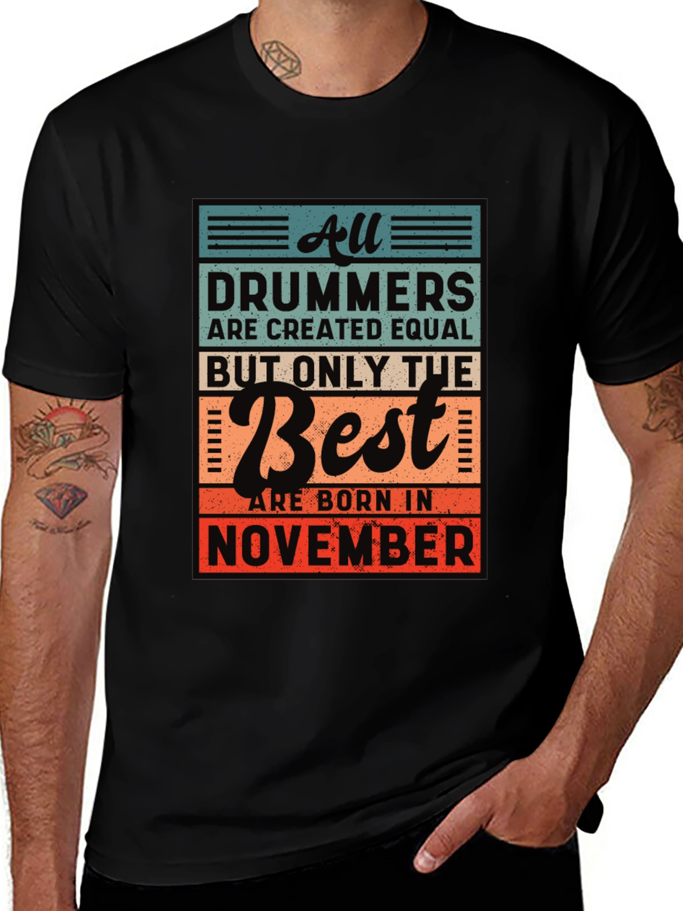 Variant 20 of Drummers Born in November T-Shirt