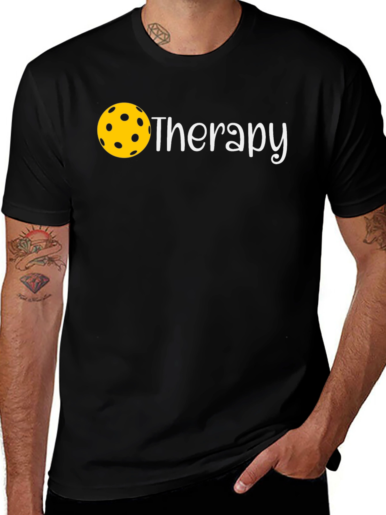 Variant 5 of Pickleball Therapy T-Shirt