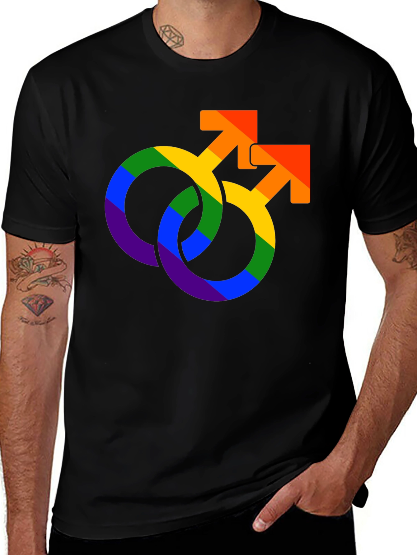 Pride Gay Couple Symbol T-Shirt
