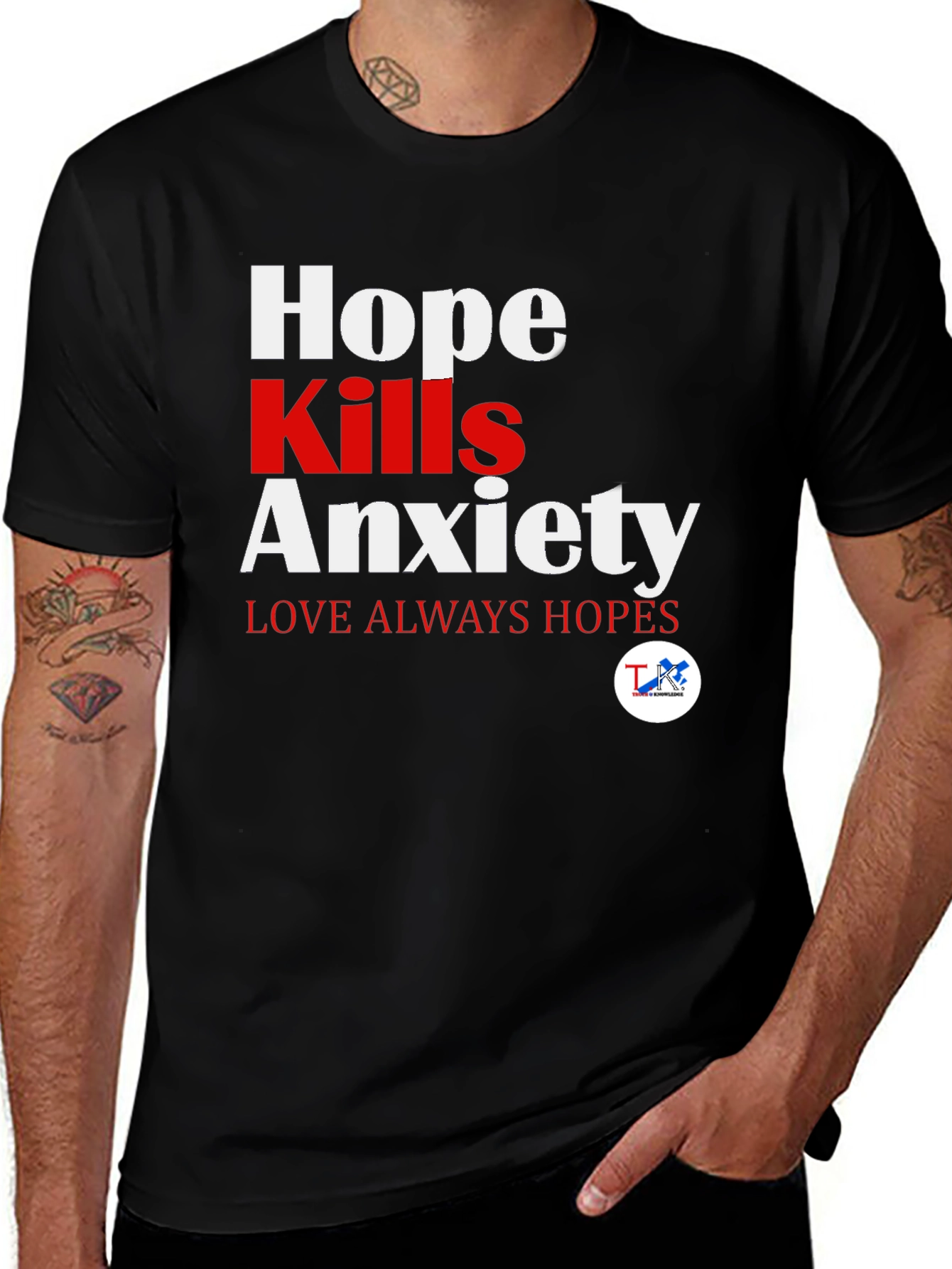 Variant 7 of Hope Kills Anxiety Graphic T-Shirt