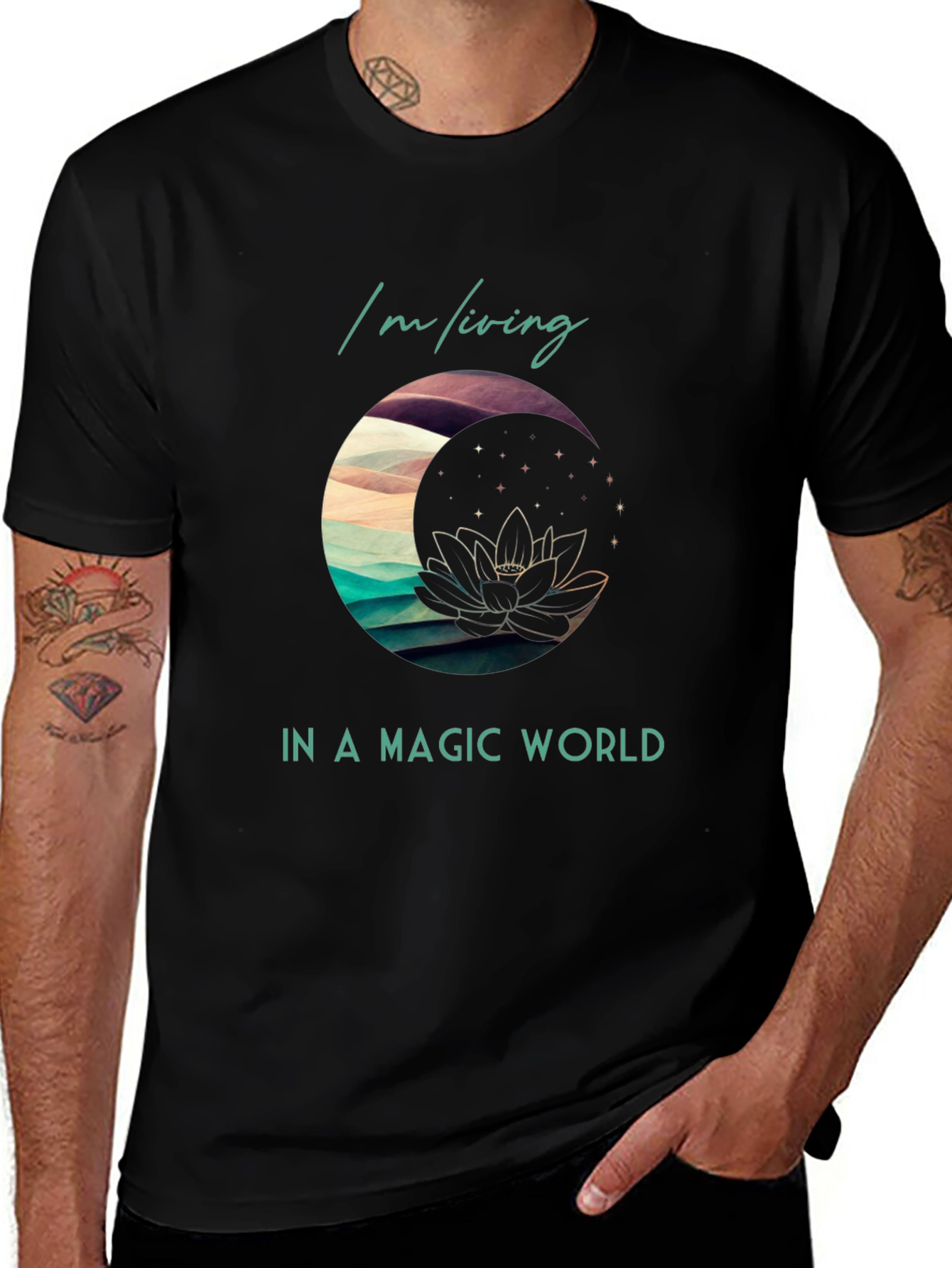 Variant 10 of Magic World T-Shirt - Soft Cotton Tee