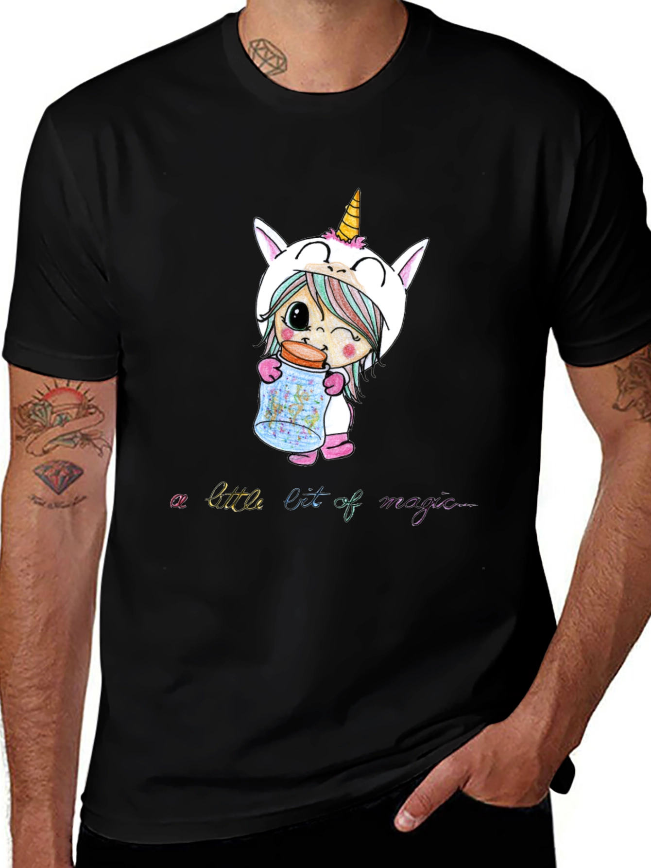 Variant 7 of Unicorn Magic Graphic T-Shirt