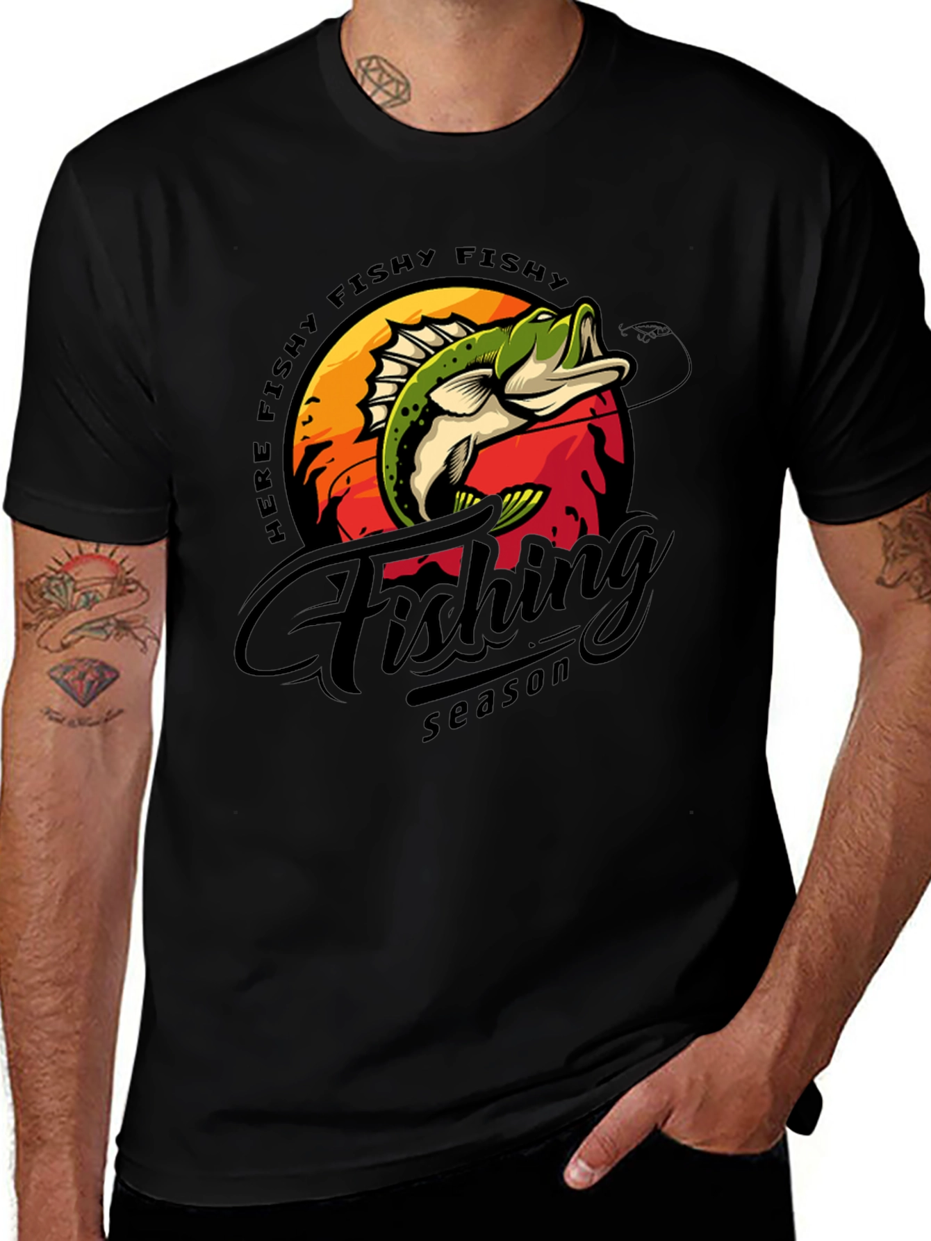 Variant 19 of Fishing Season Graphic Tee