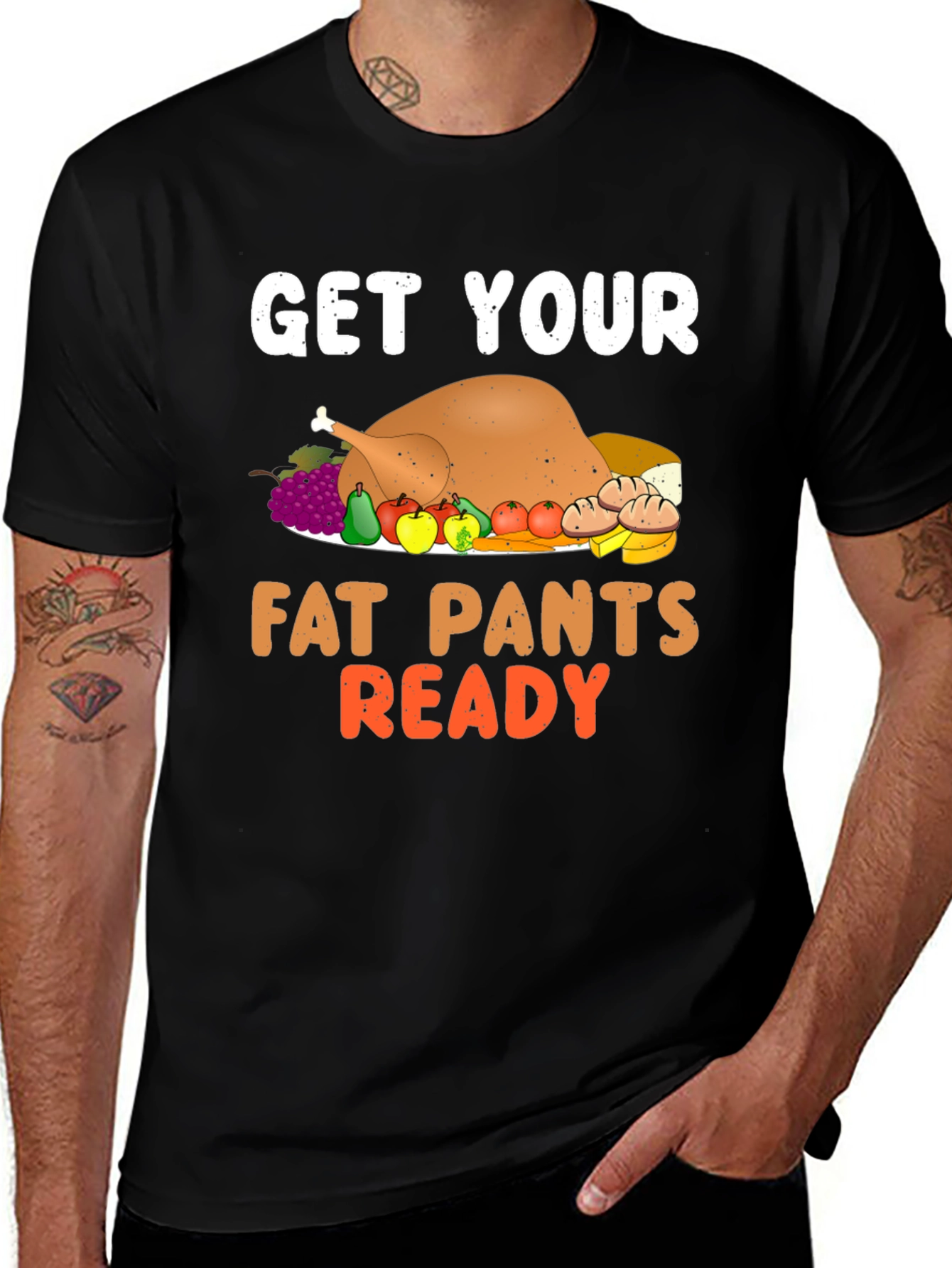 Funny Thanksgiving T-Shirt - Get Your Fat Pants Ready
