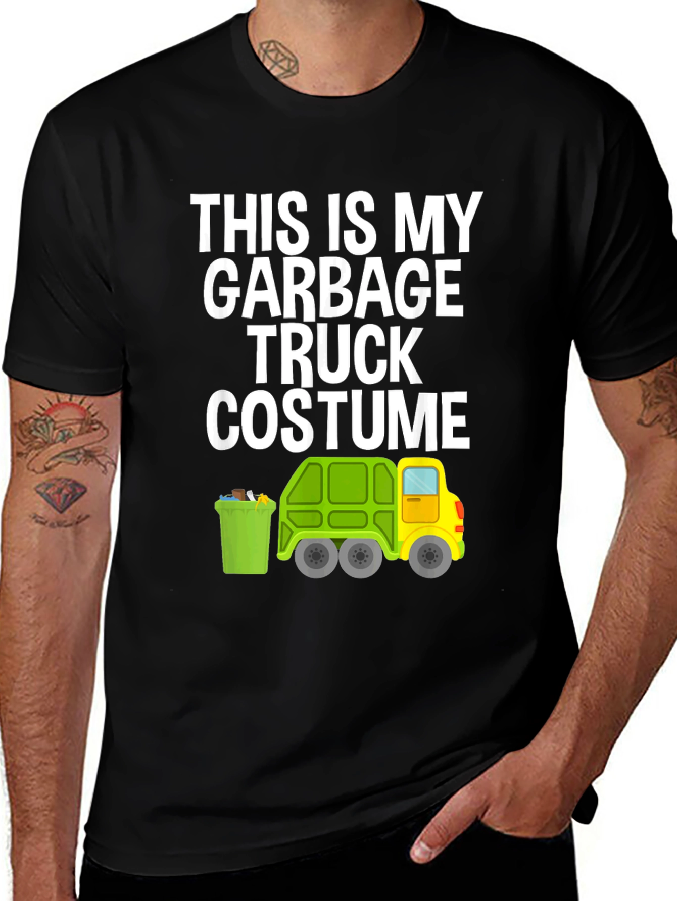 Garbage Truck Costume Graphic T-Shirt