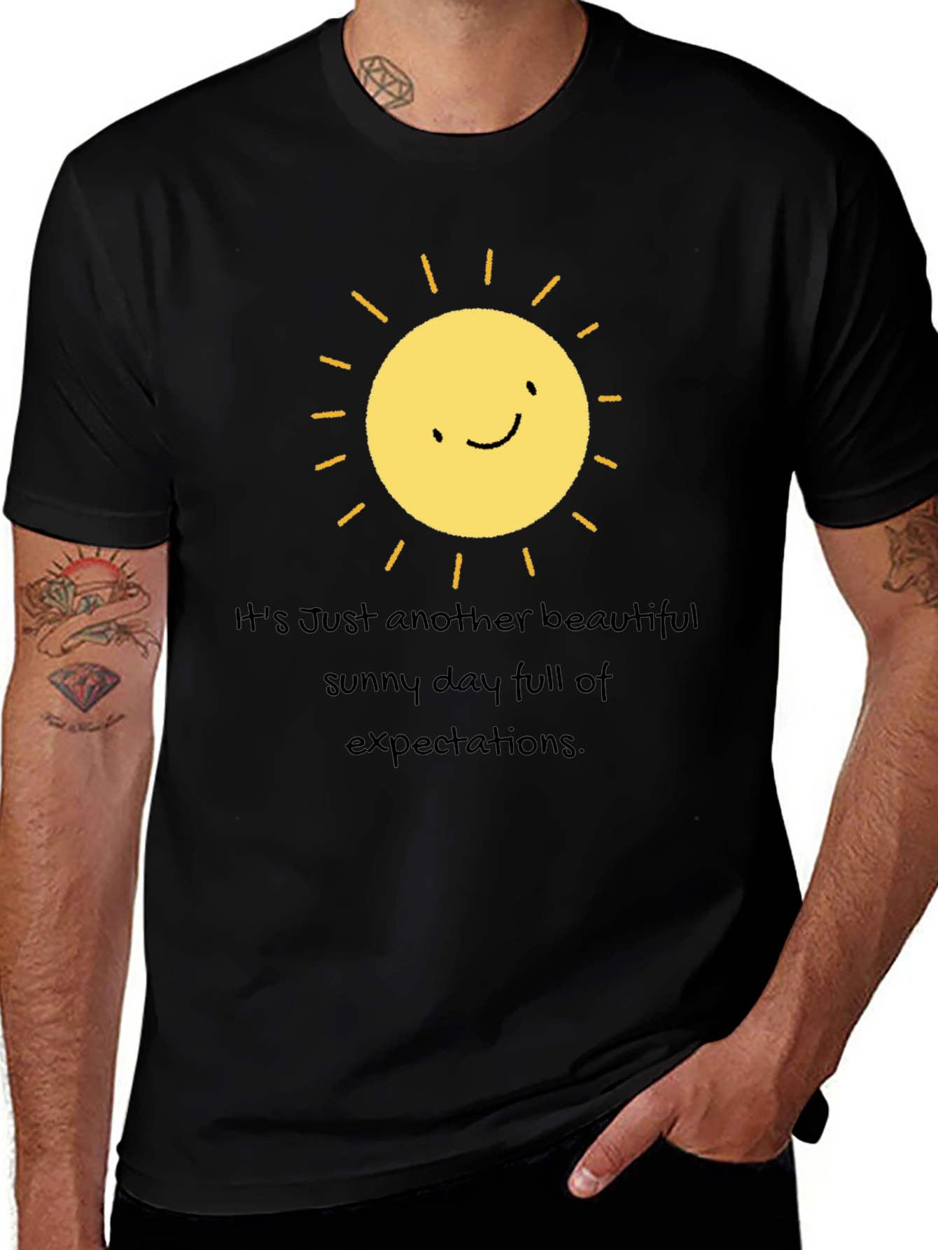 Variant 21 of Sunny Day Graphic Tee -  Beautiful Day Vibes T-Shirt