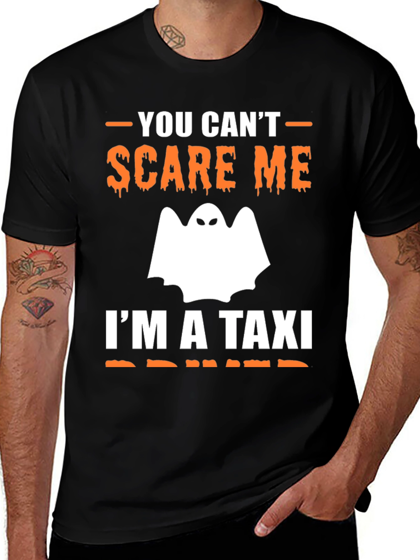 Variant 17 of You Can't Scare Me - Taxi Driver T-Shirt