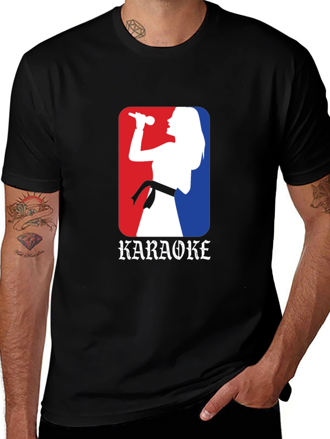 Variant 20 of Karaoke T-Shirt - Singer Design