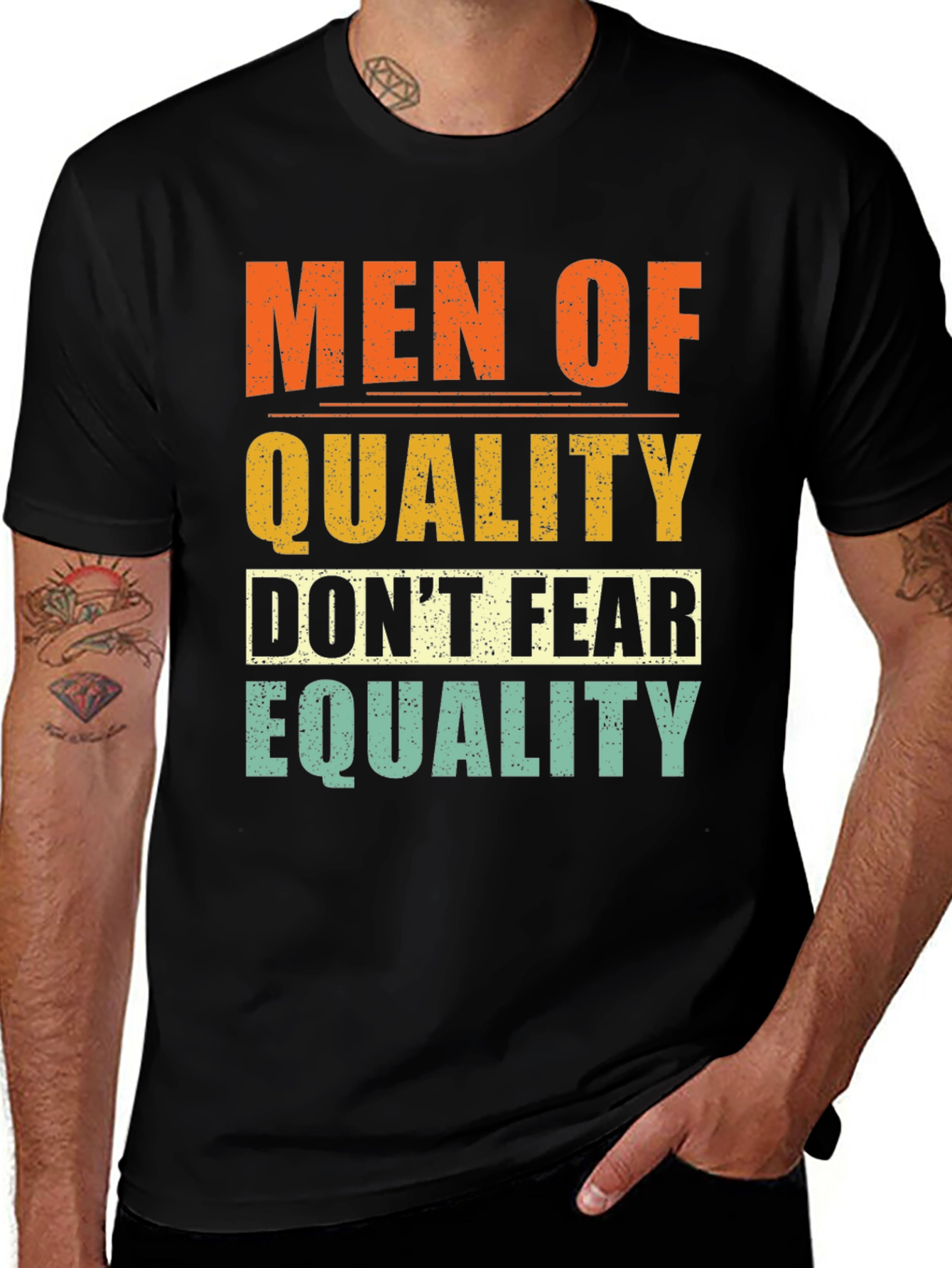 Variant 19 of Men of Quality Equality Graphic Tee