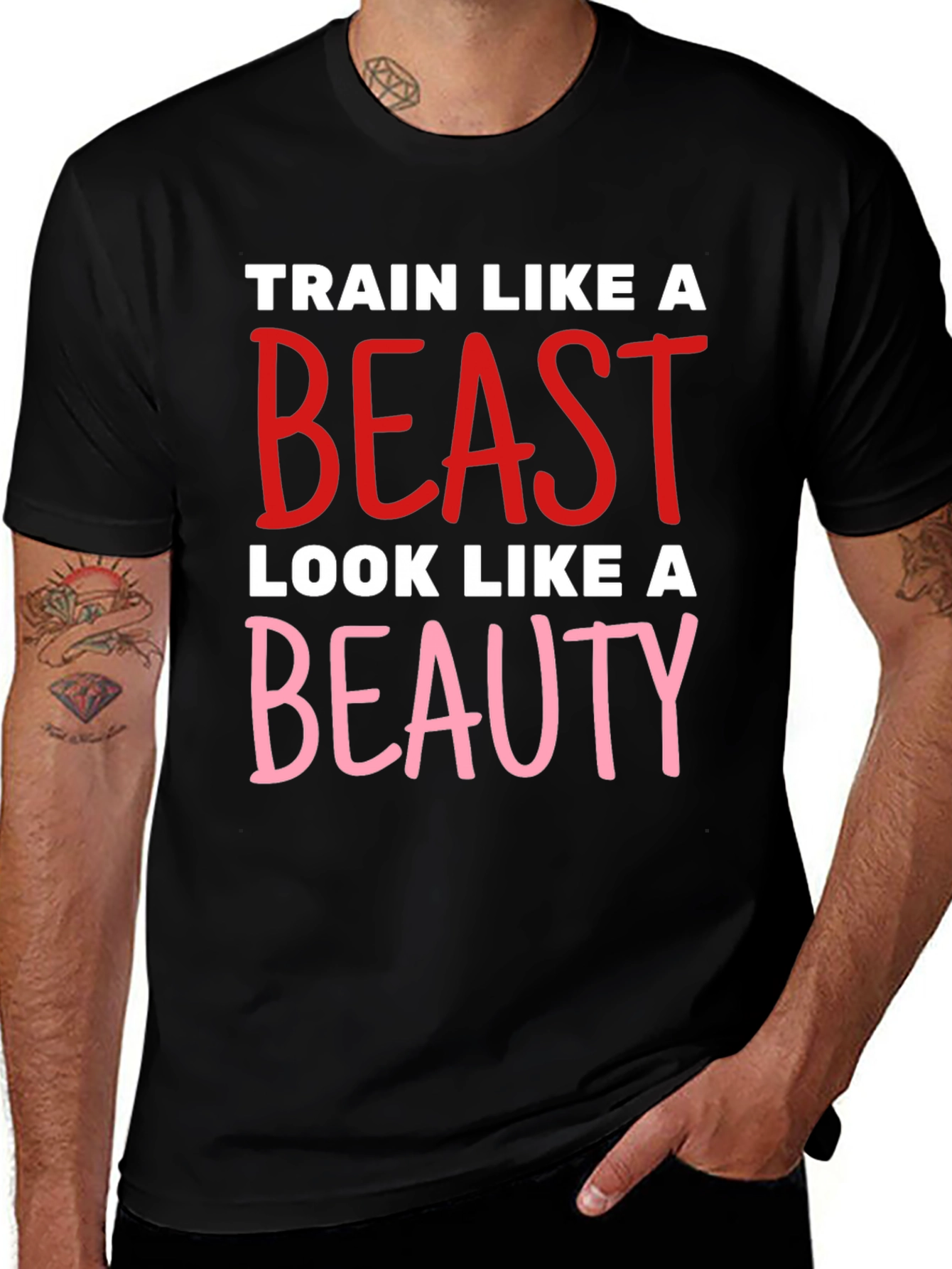 Variant 5 of Train Like a Beast T-Shirt