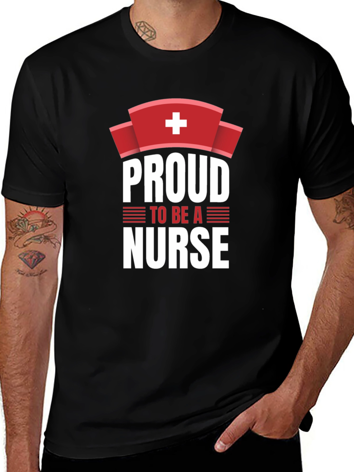 Variant 29 of Proud to be a Nurse Graphic Tee