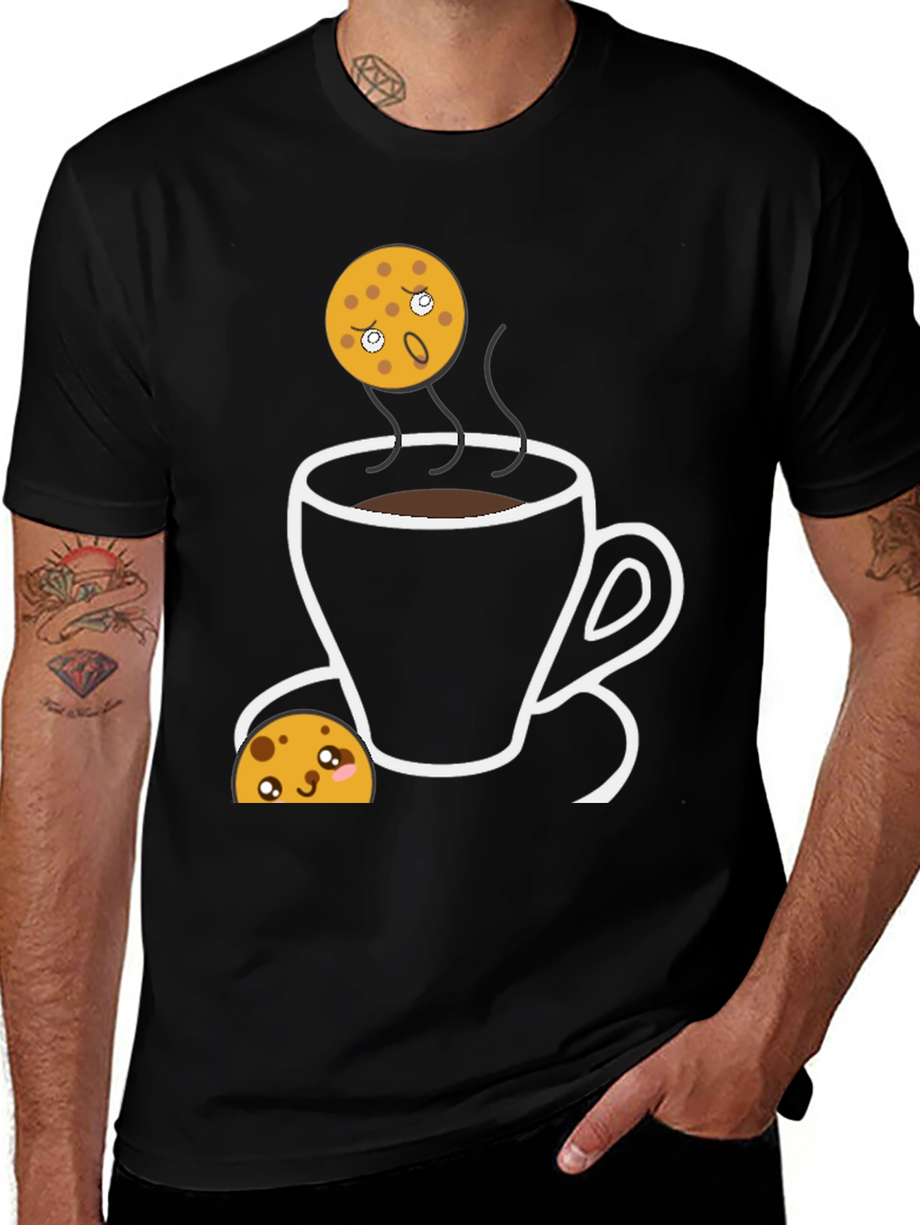 Variant 10 of Cookie Dunking Humor T-Shirt