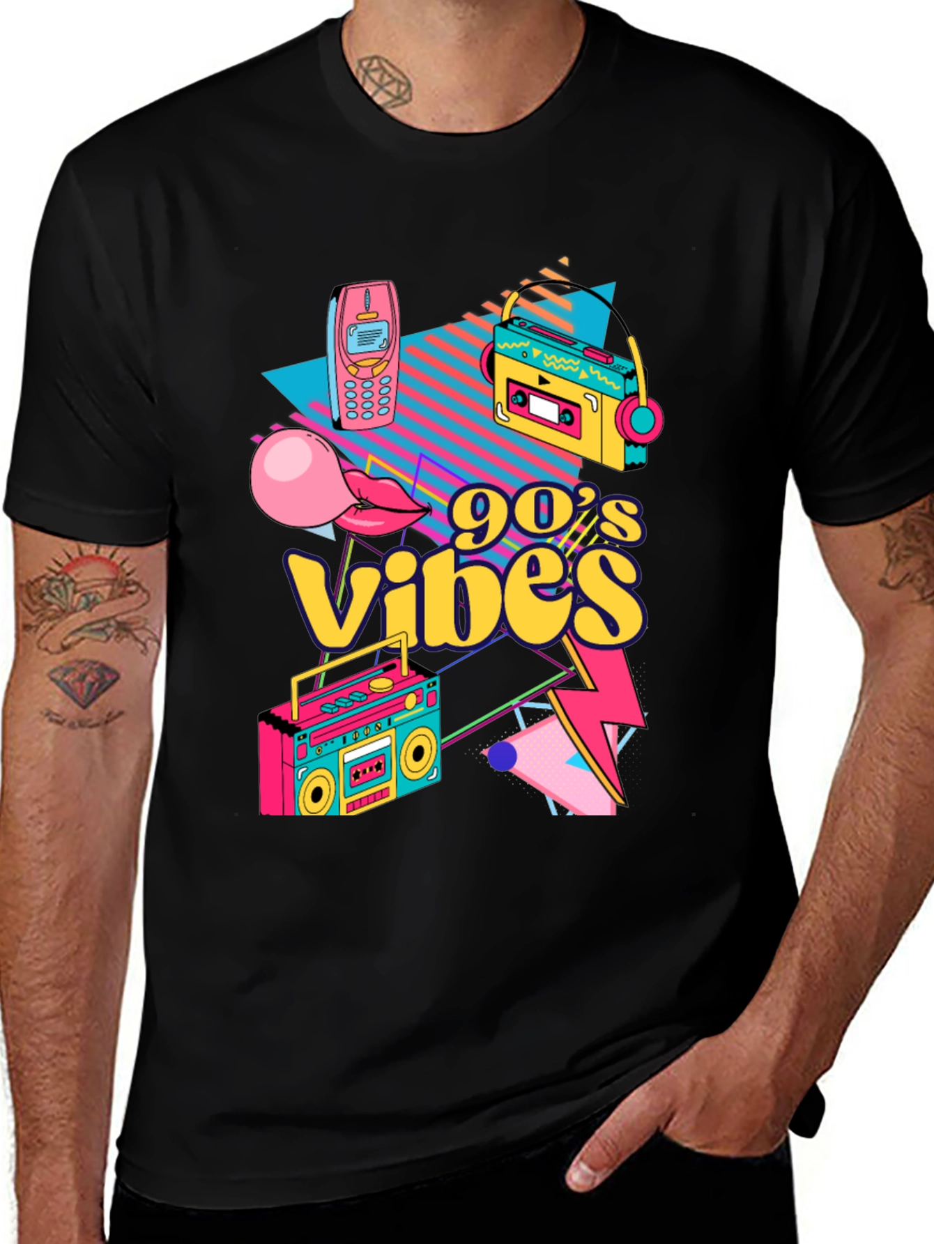 Variant 12 of 90's Vibes Graphic Tee - Retro Style T-Shirt