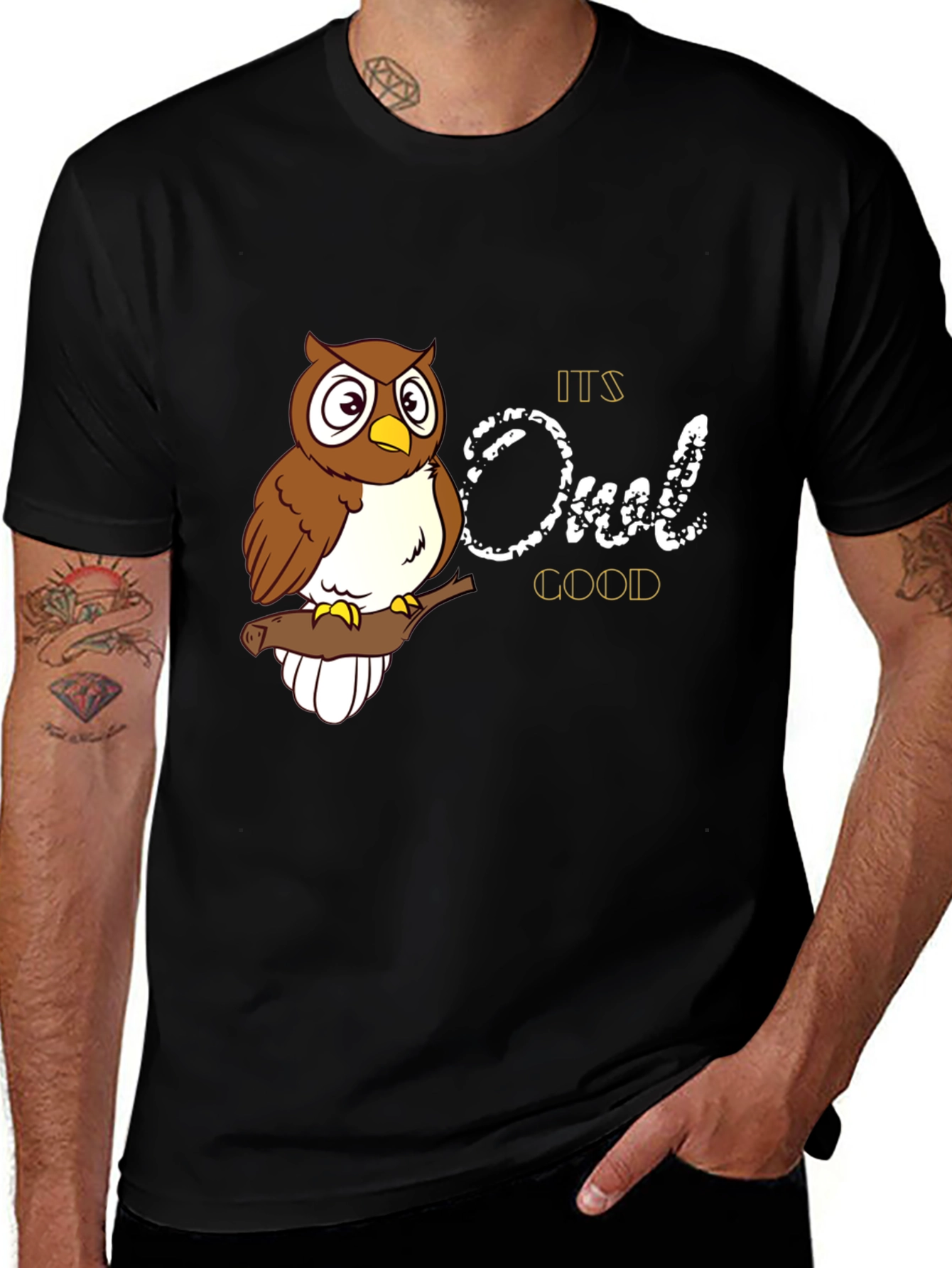 Variant 17 of Owl Good T-Shirt - Funny Animal Tee