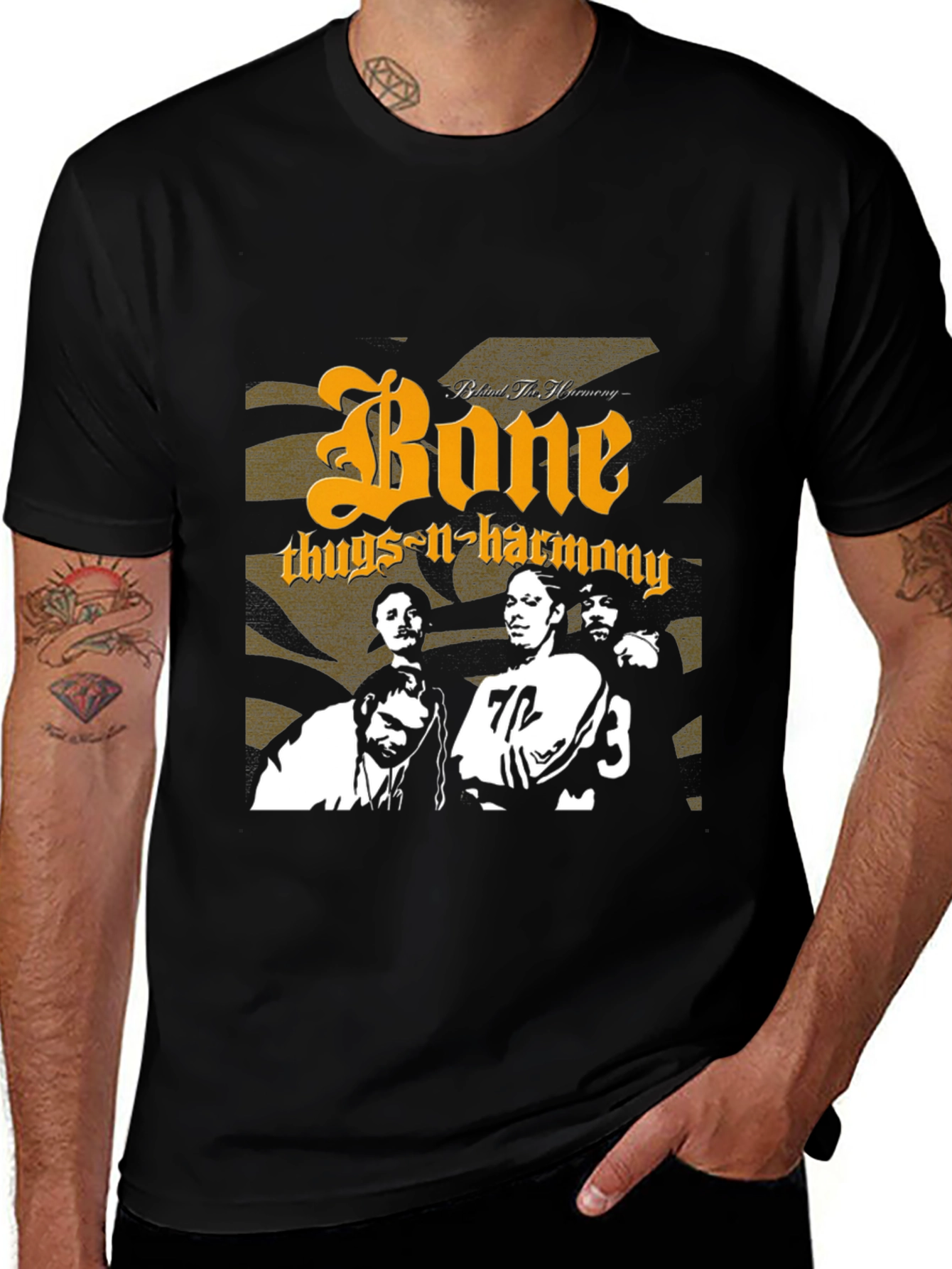 Variant 12 of Bone Thugs-n-Harmony Black T-Shirt