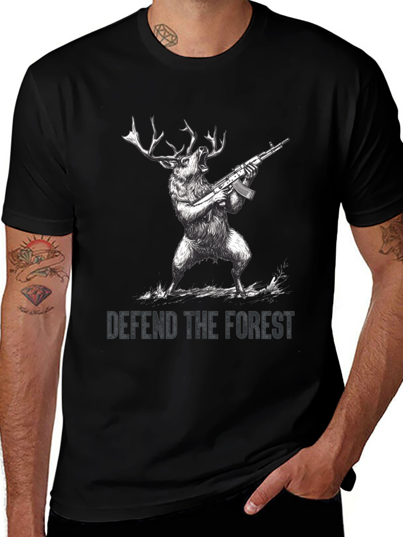 Variant 6 of Defend the Forest Graphic T-Shirt