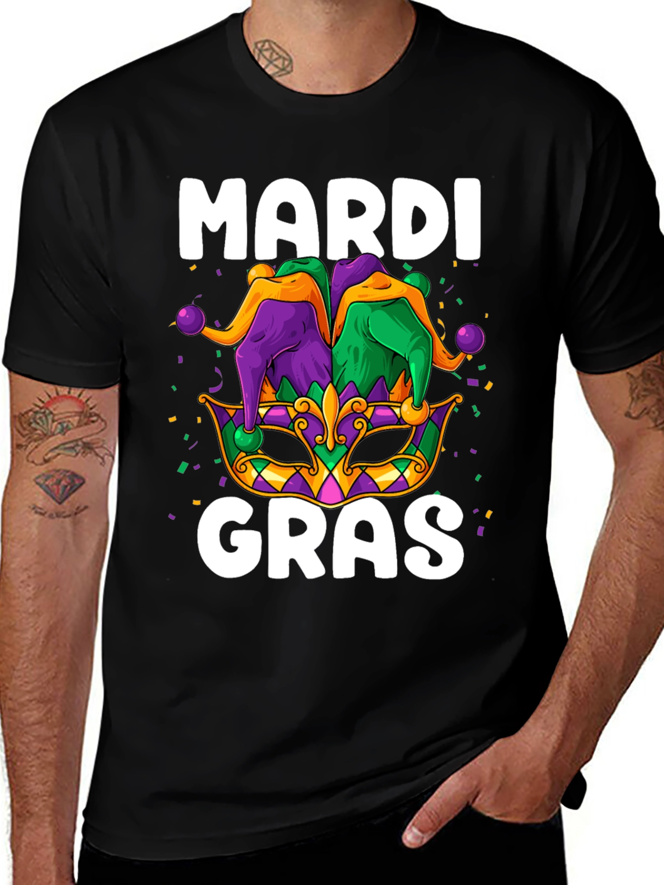 Mardi Gras Mask T-Shirt