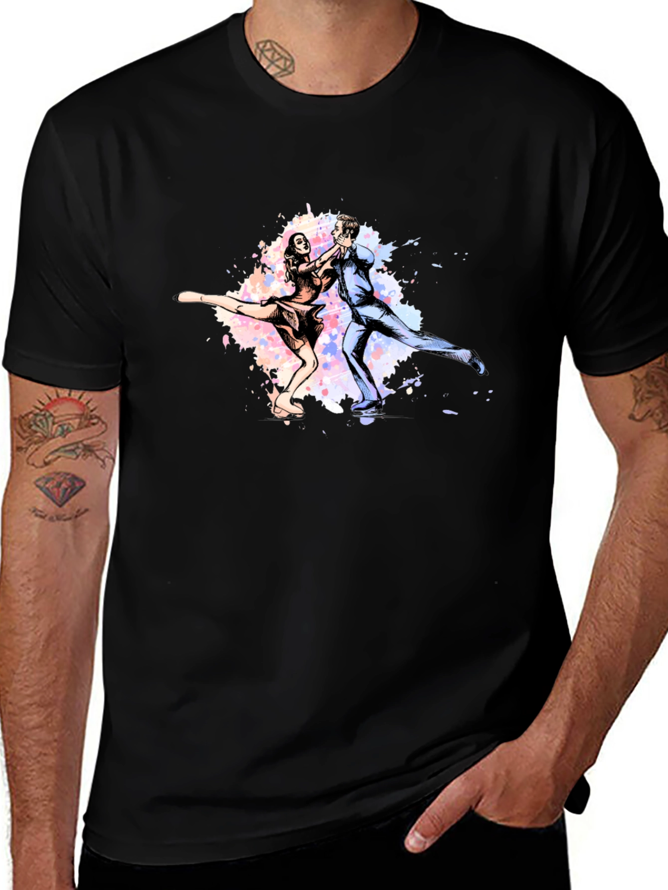 Variant 25 of Figure Skating Graphic T-Shirt