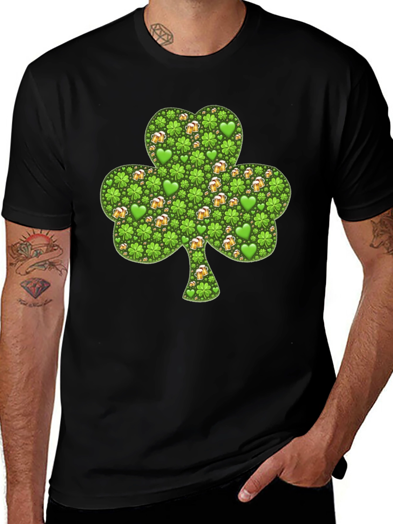 St Patrick's Day Clover T-Shirt