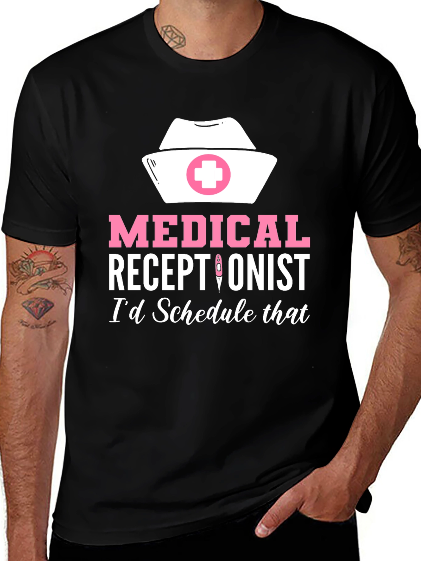 Medical Receptionist T-Shirt - I'd Schedule That