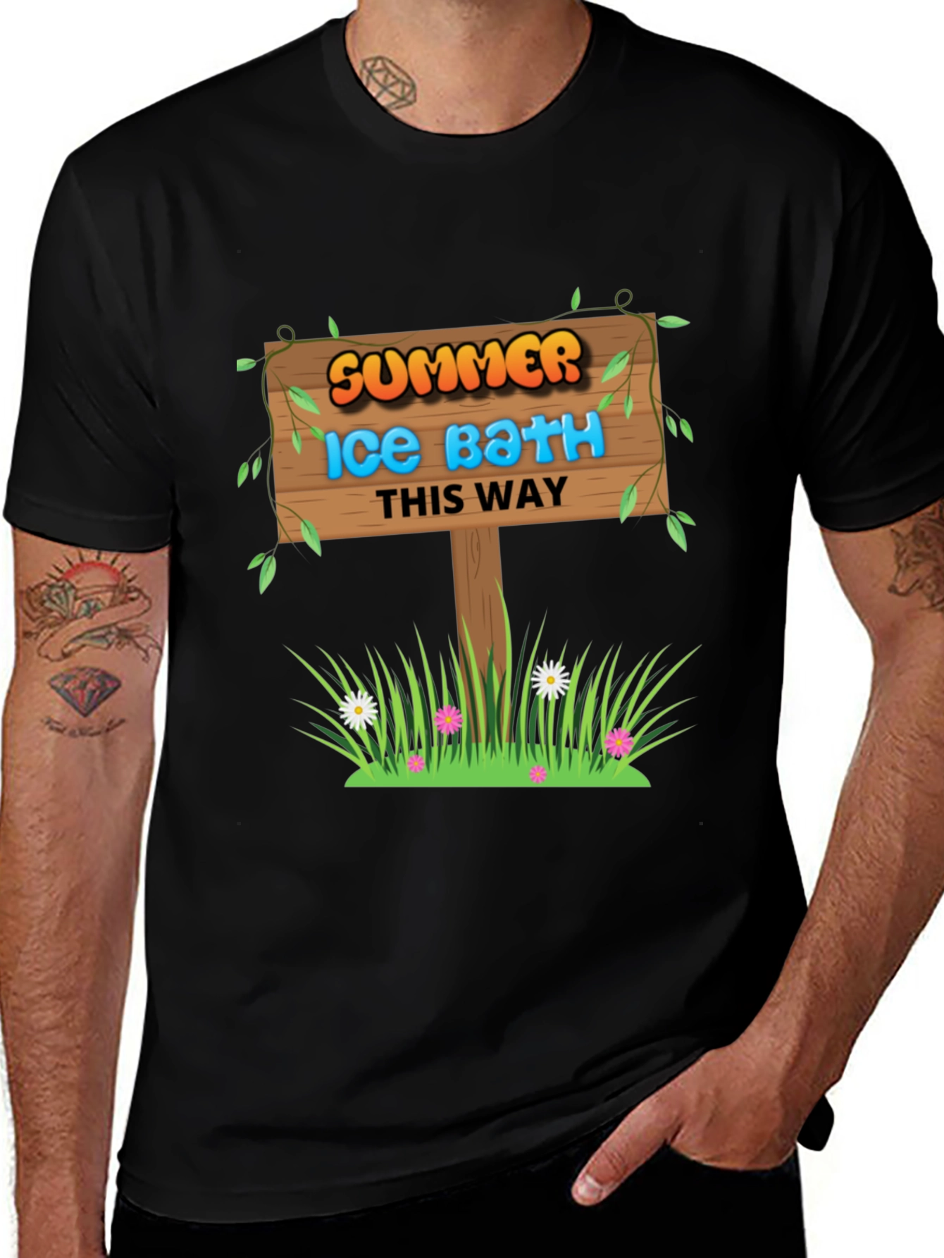 Variant 21 of Summer Ice Bath This Way Graphic Tee