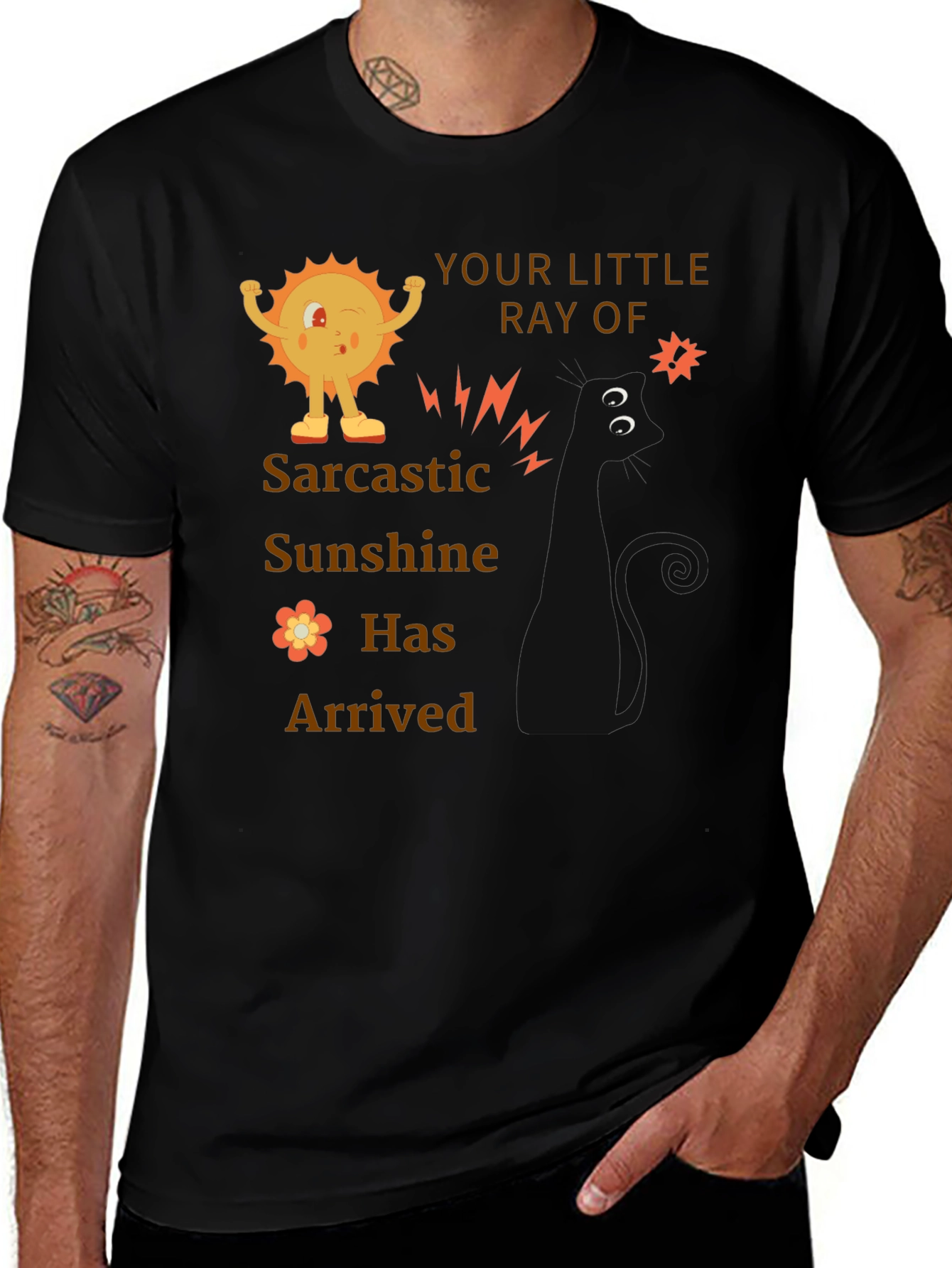 Variant 28 of Sarcastic Sunshine Graphic Tee