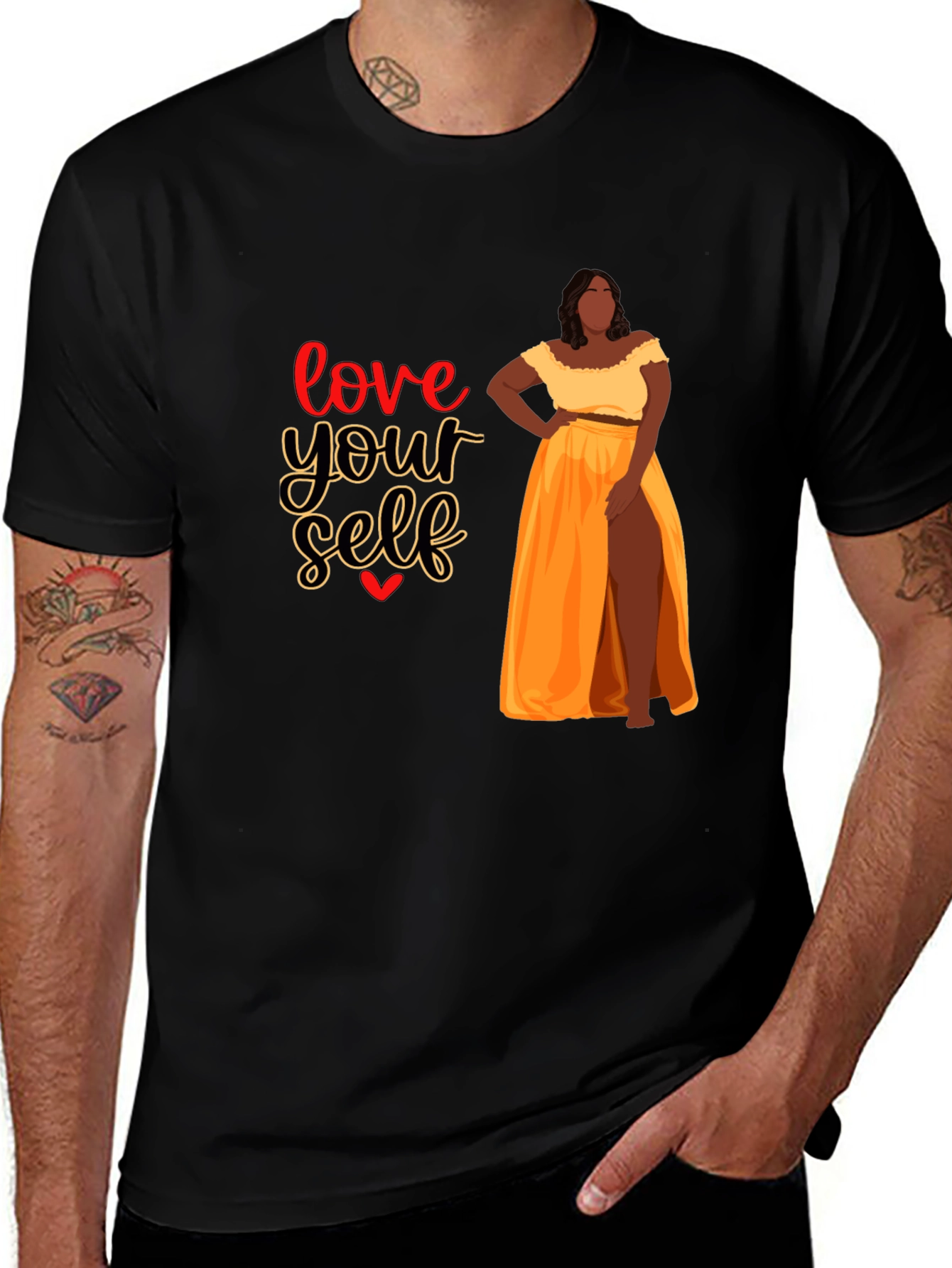 Variant 17 of Love Yourself Women's Graphic Tee