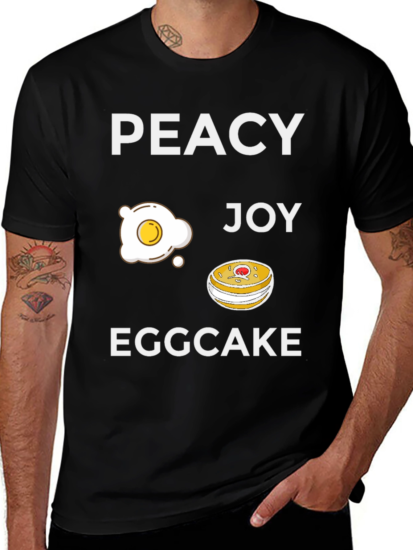 Variant 15 of Peacy Egg Joy Eggcake Graphic T-Shirt