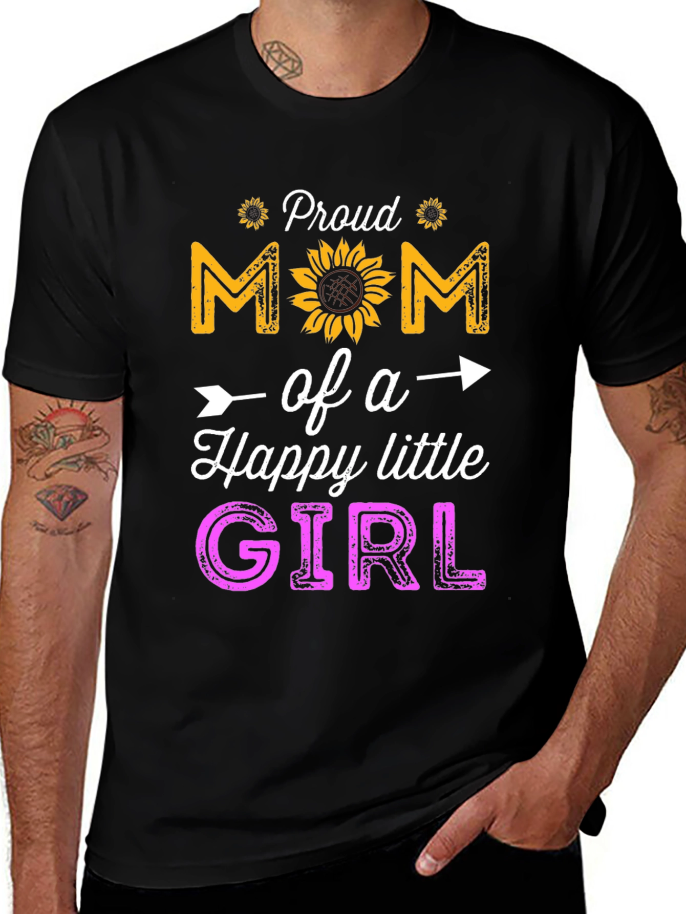 Variant 28 of Proud Mom of a Happy Little Girl T-Shirt