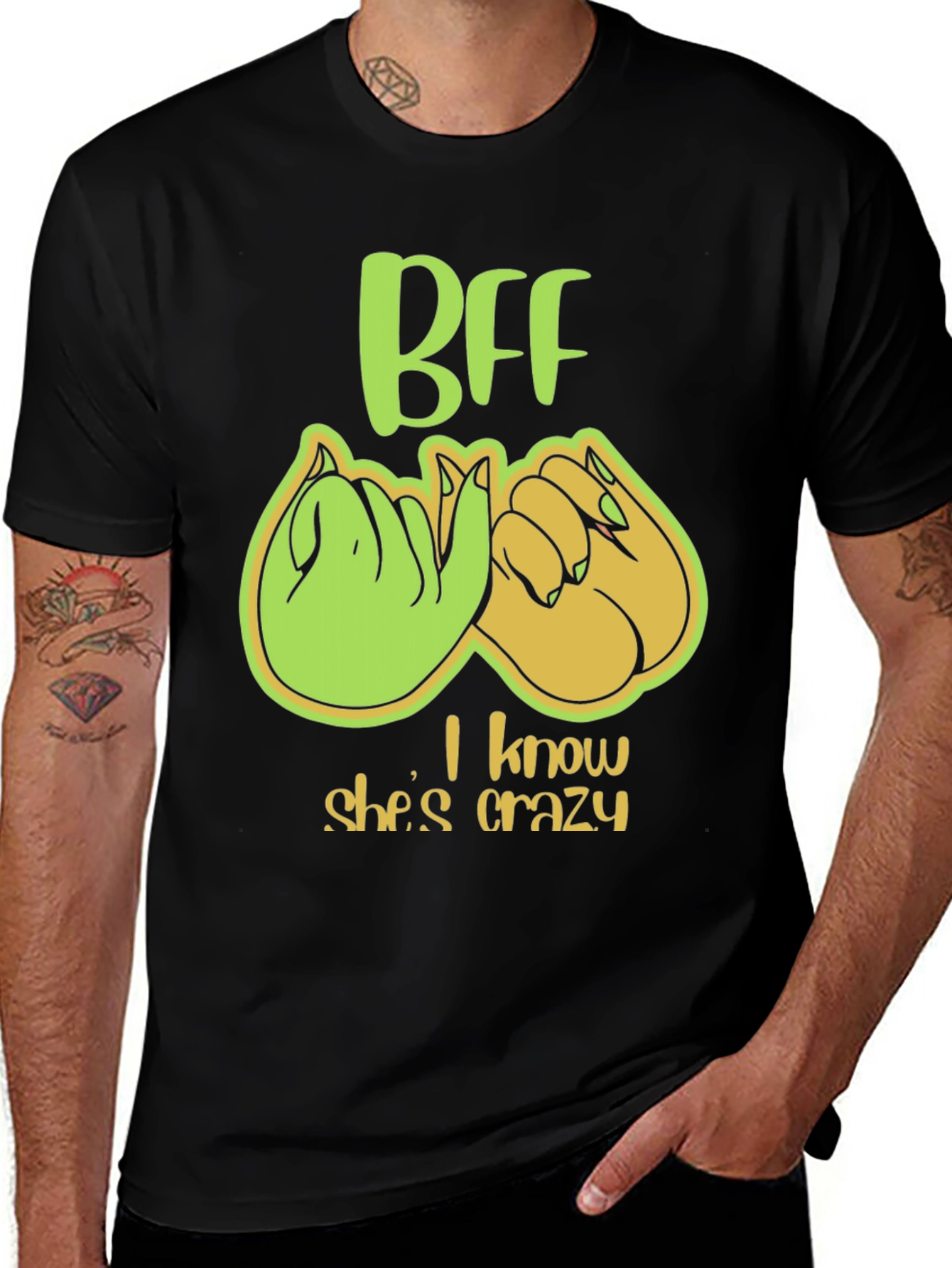 BFF Crazy Best Friend Pinky Promise T-Shirt
