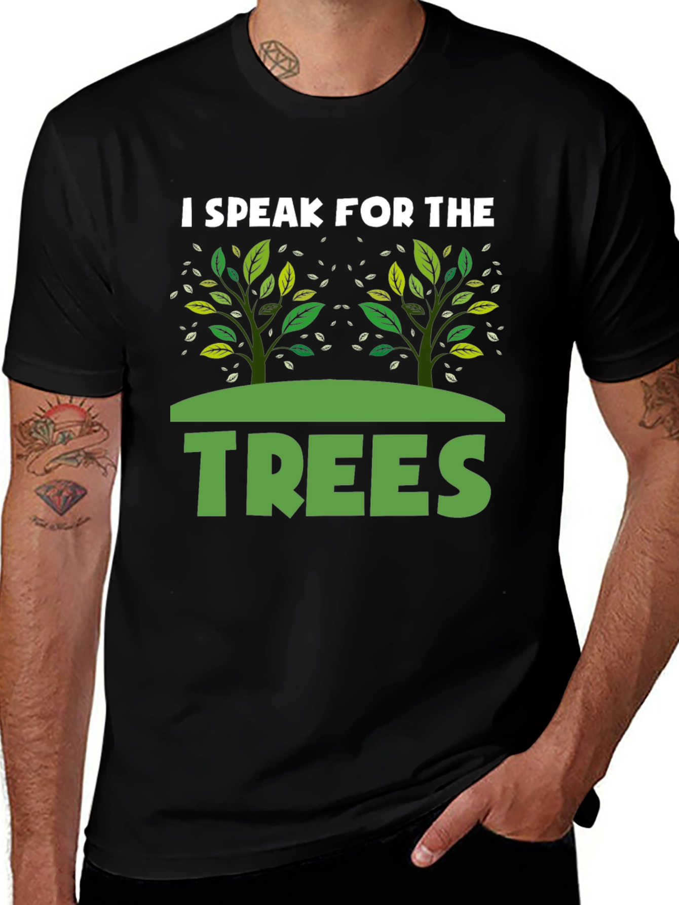 Variant 14 of I Speak for the Trees Graphic Tee