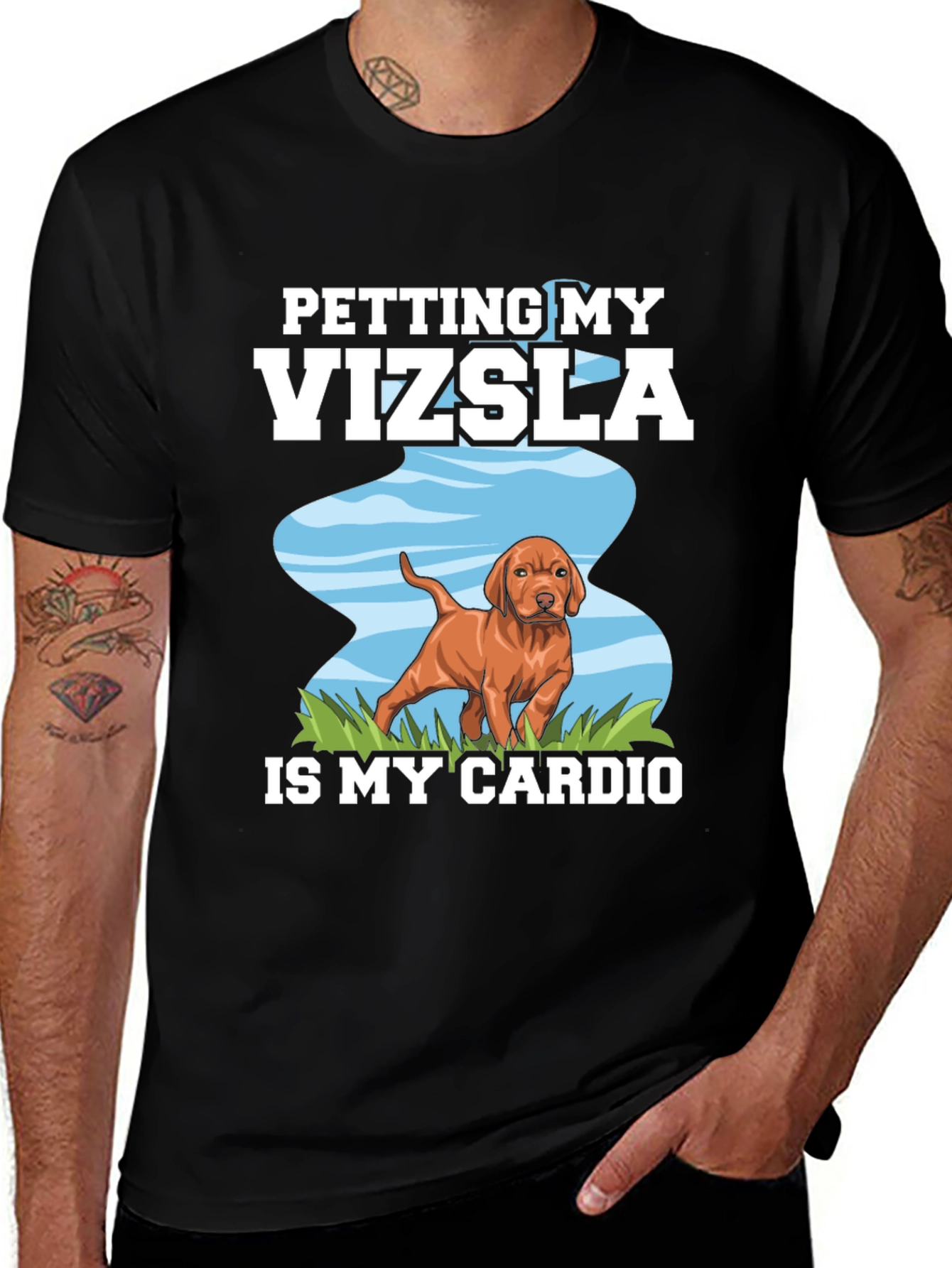Petting My Vizsla Is My Cardio T-Shirt