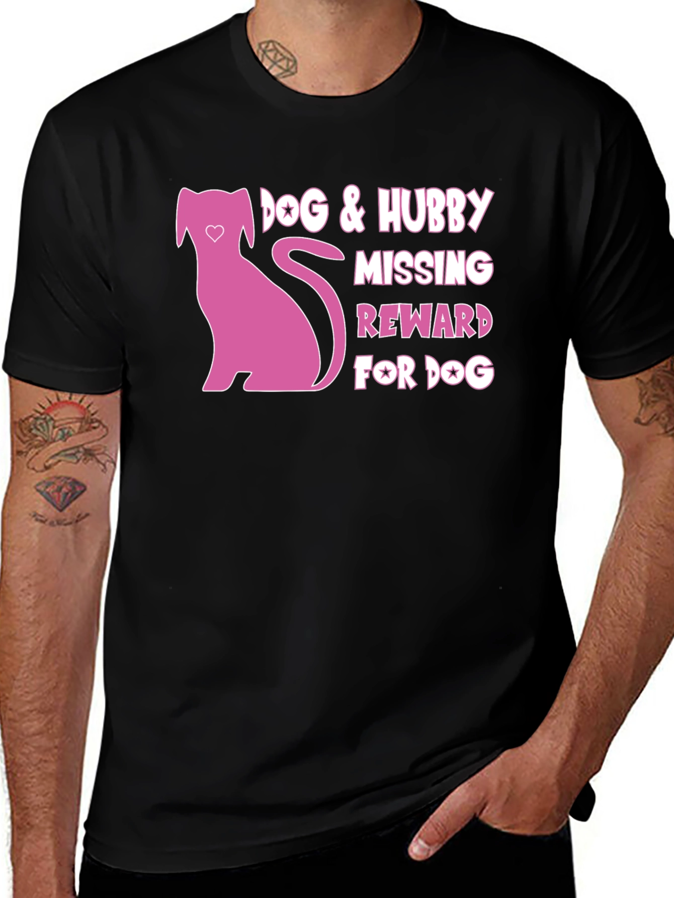 Variant 14 of Dog & Hubby Missing T-Shirt