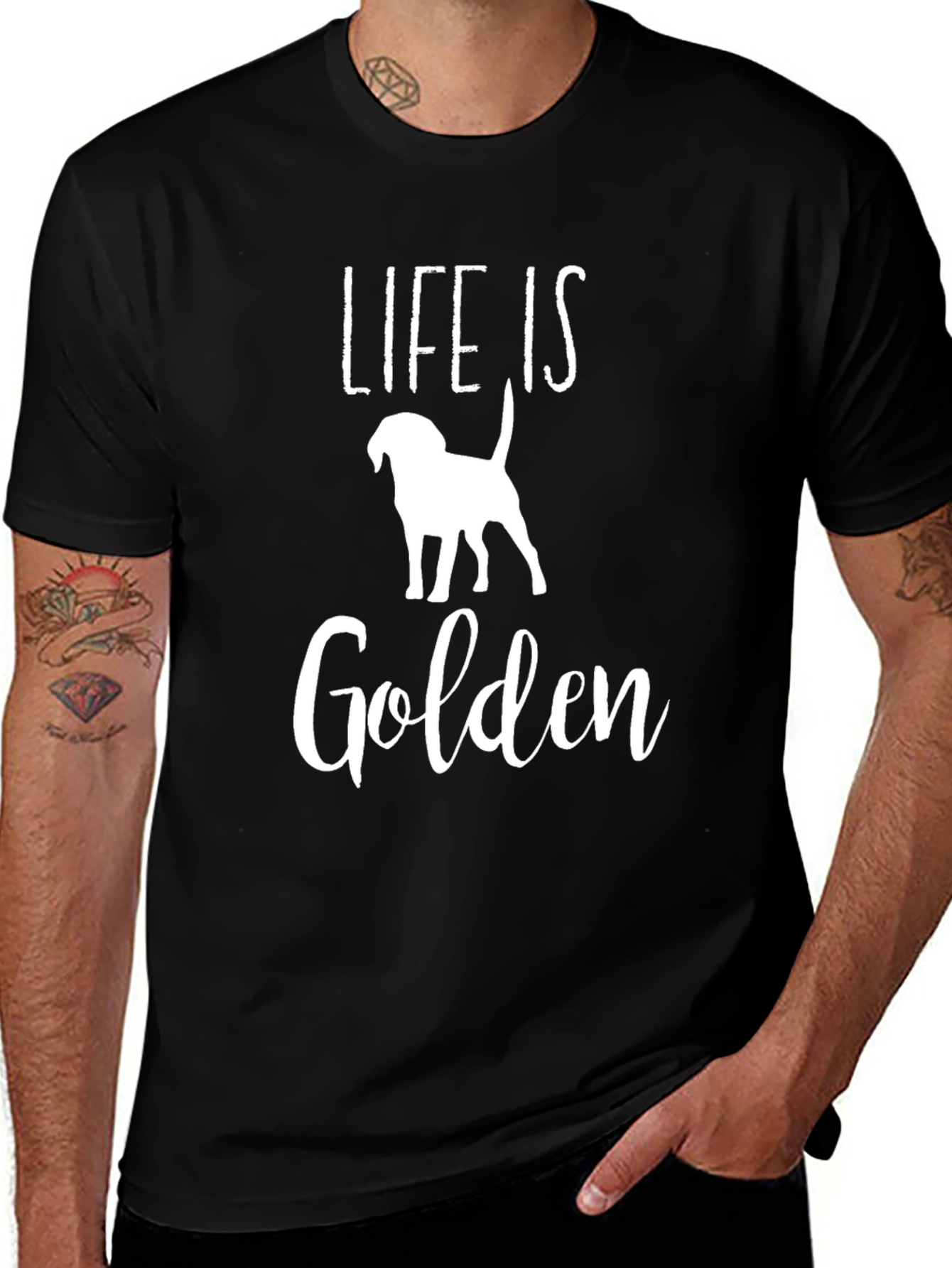 Variant 14 of Life Is Golden Dog Lover T-Shirt