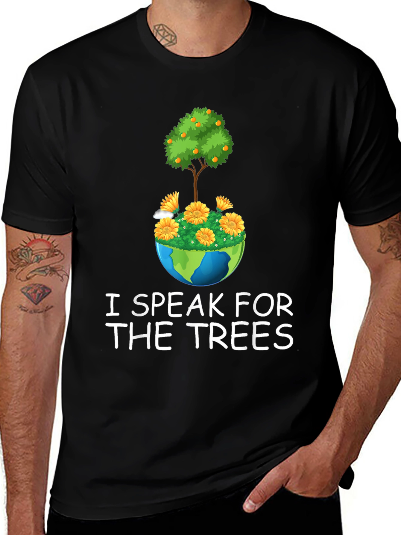 Variant 12 of I Speak for the Trees Graphic Tee - Earth Day Shirt